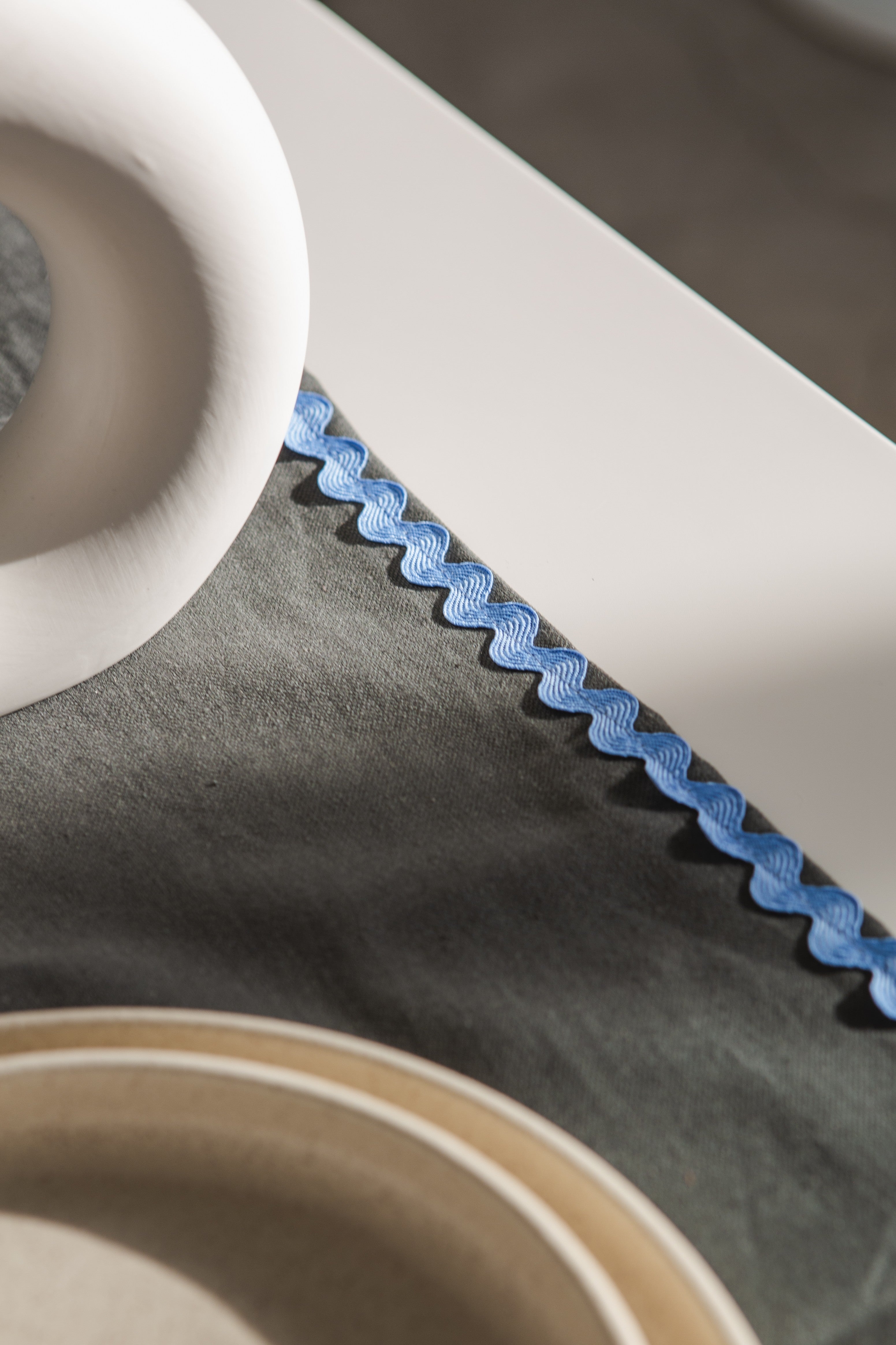 Set 2 individuales de mesa Wavy  Gris