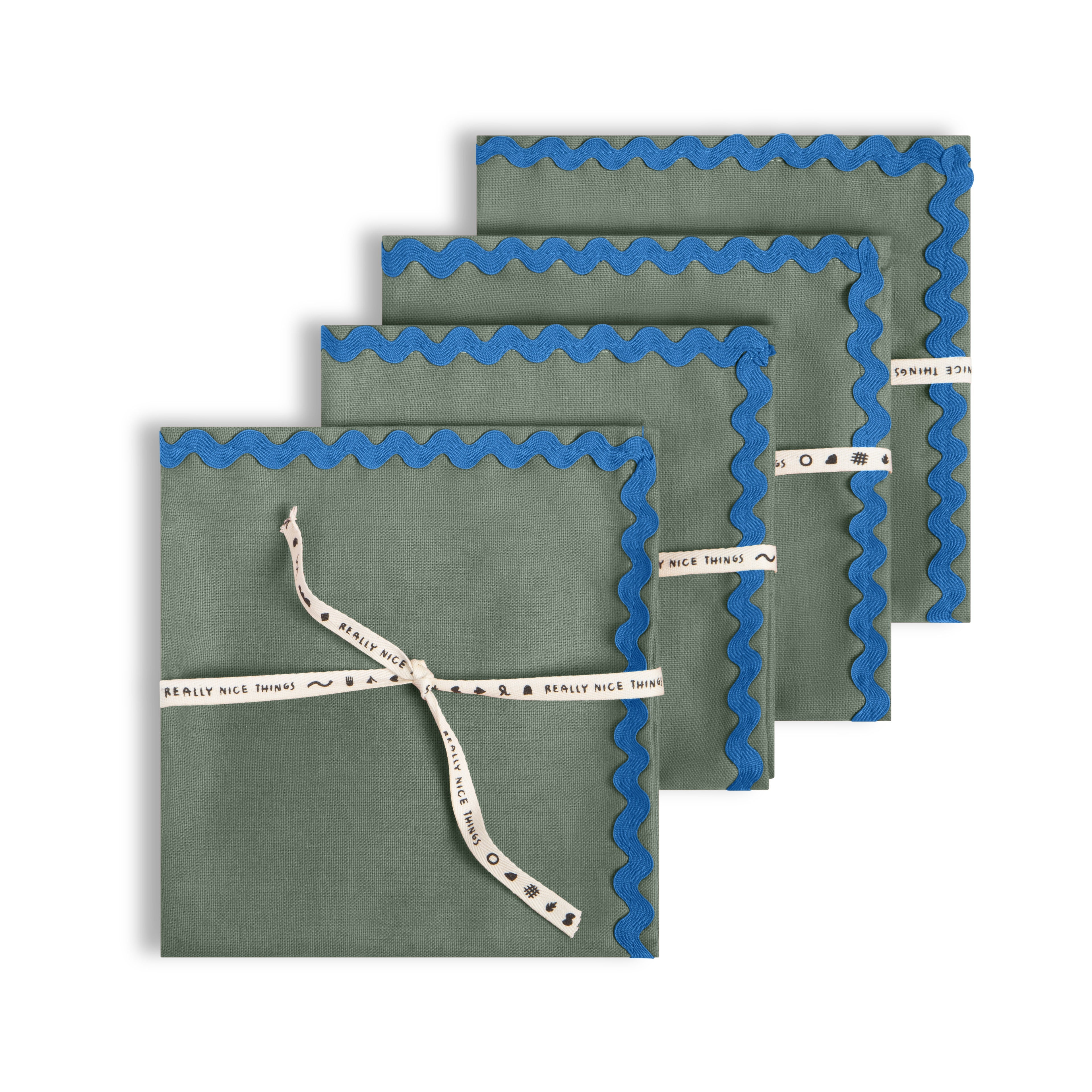 Ensemble de 4 serviettes