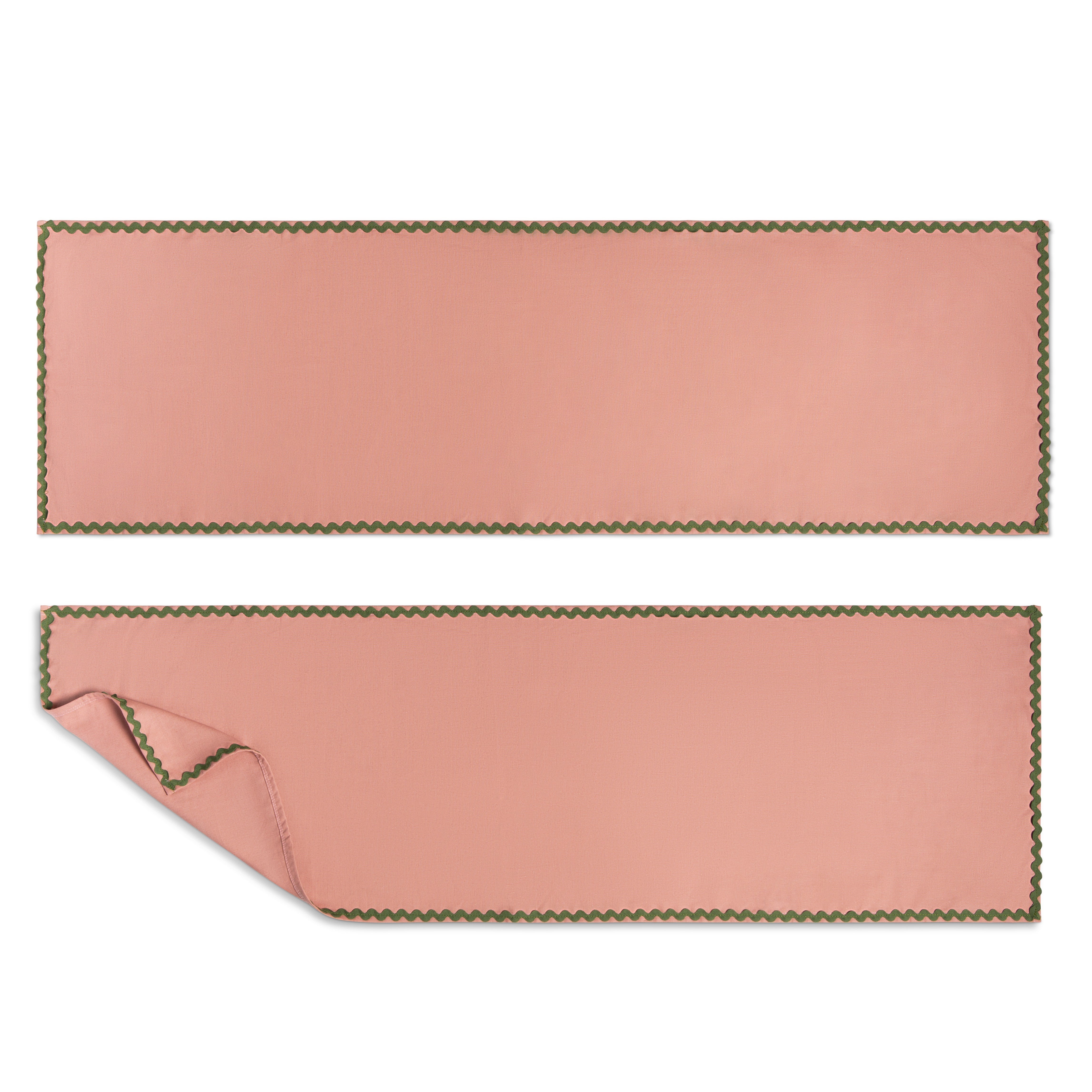 Set 2 Wavy Pink table runners