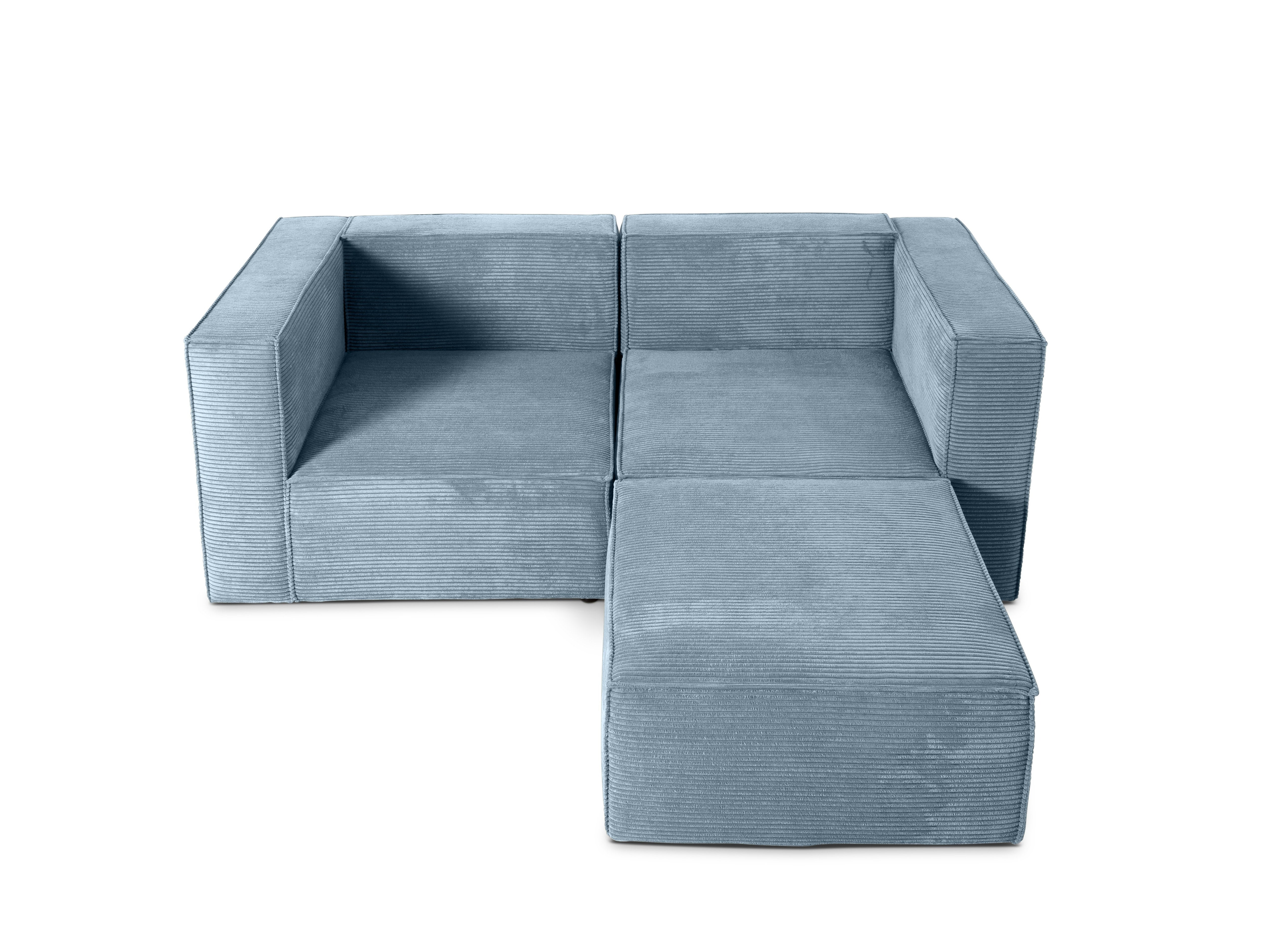 Sofa Harper 2 plazas Chaiselongue Azul