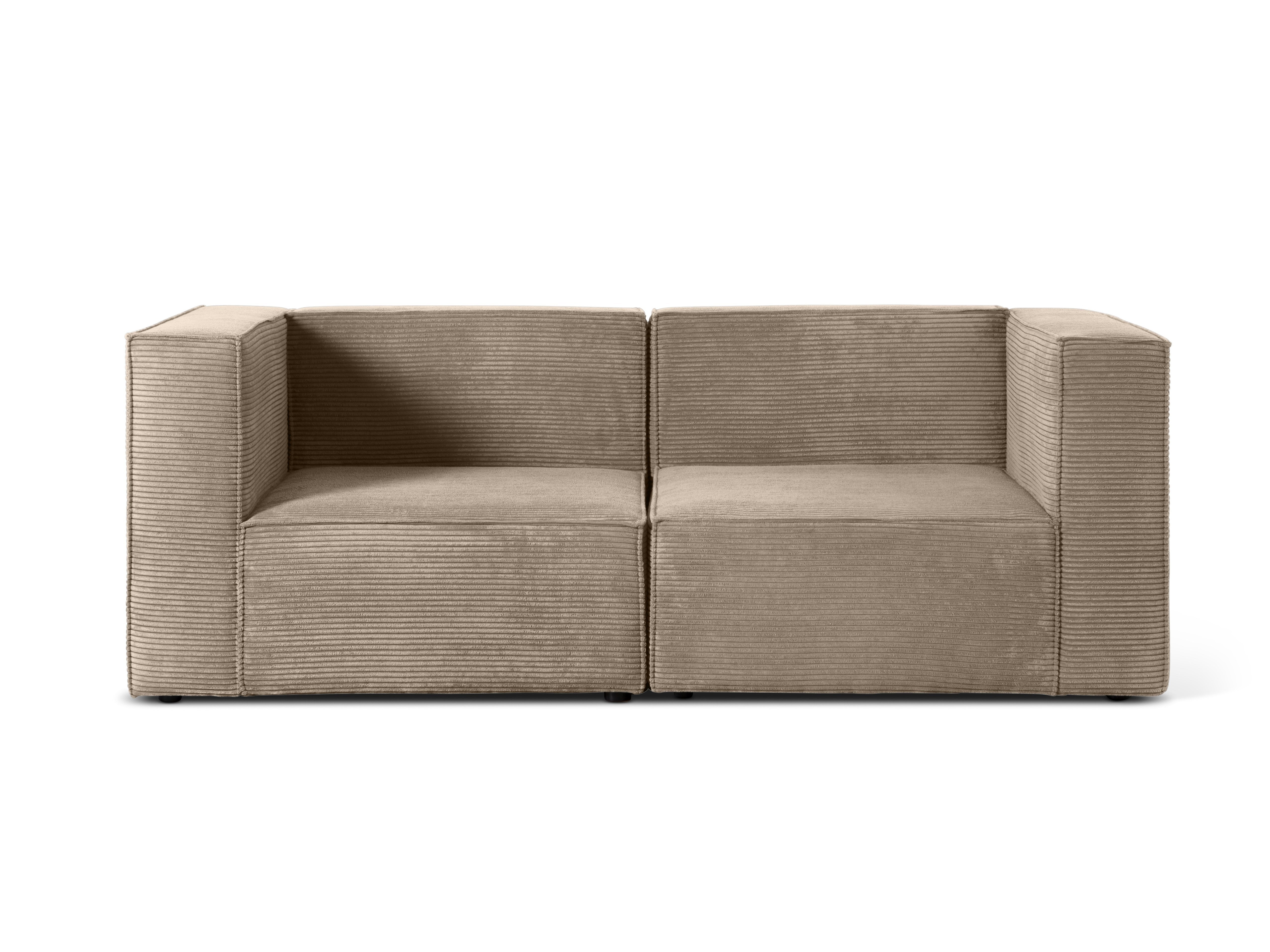 Sofa Harper 2 plazas Chaiselongue Marron