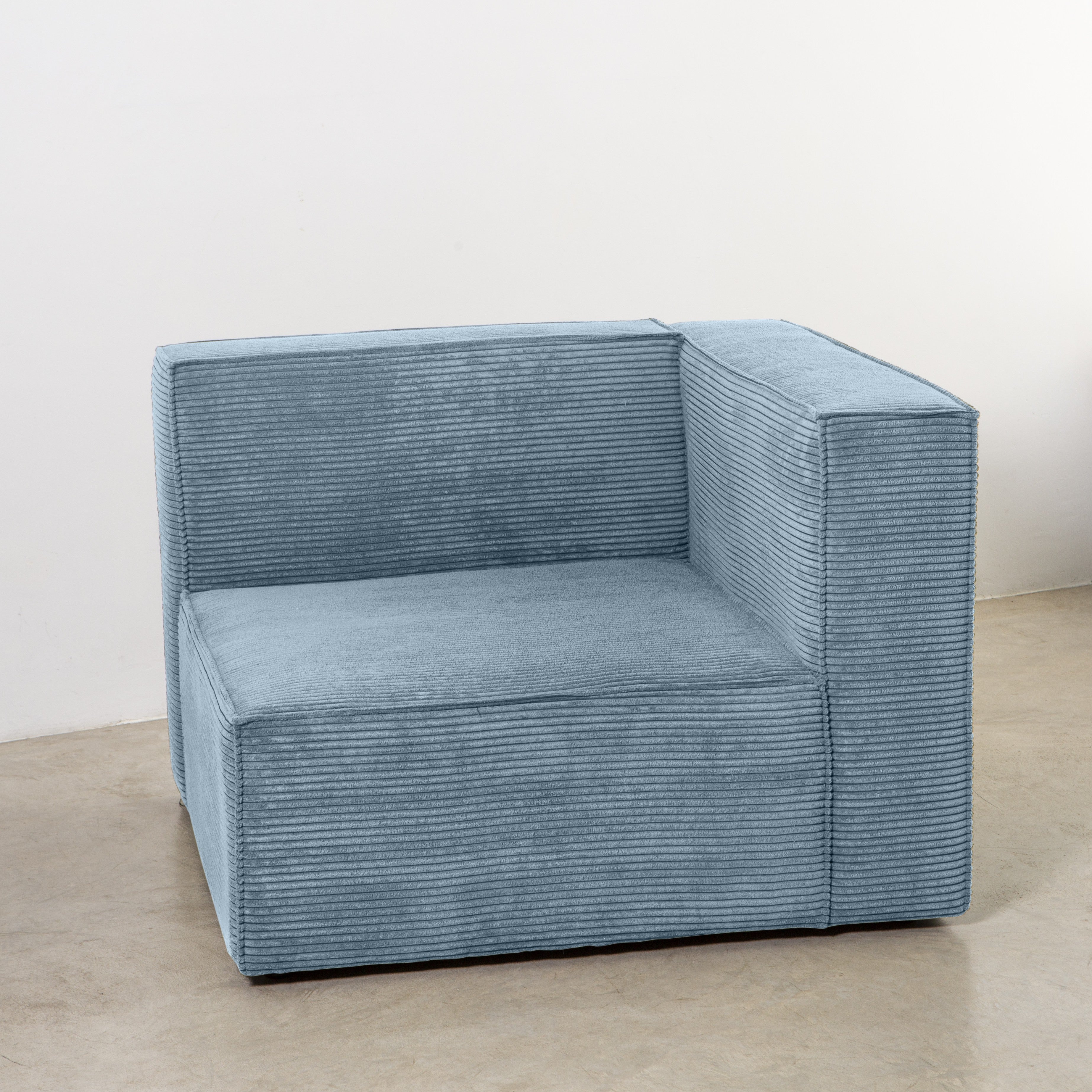 Sofa Harper 3 plazas Chaiselongue Azul