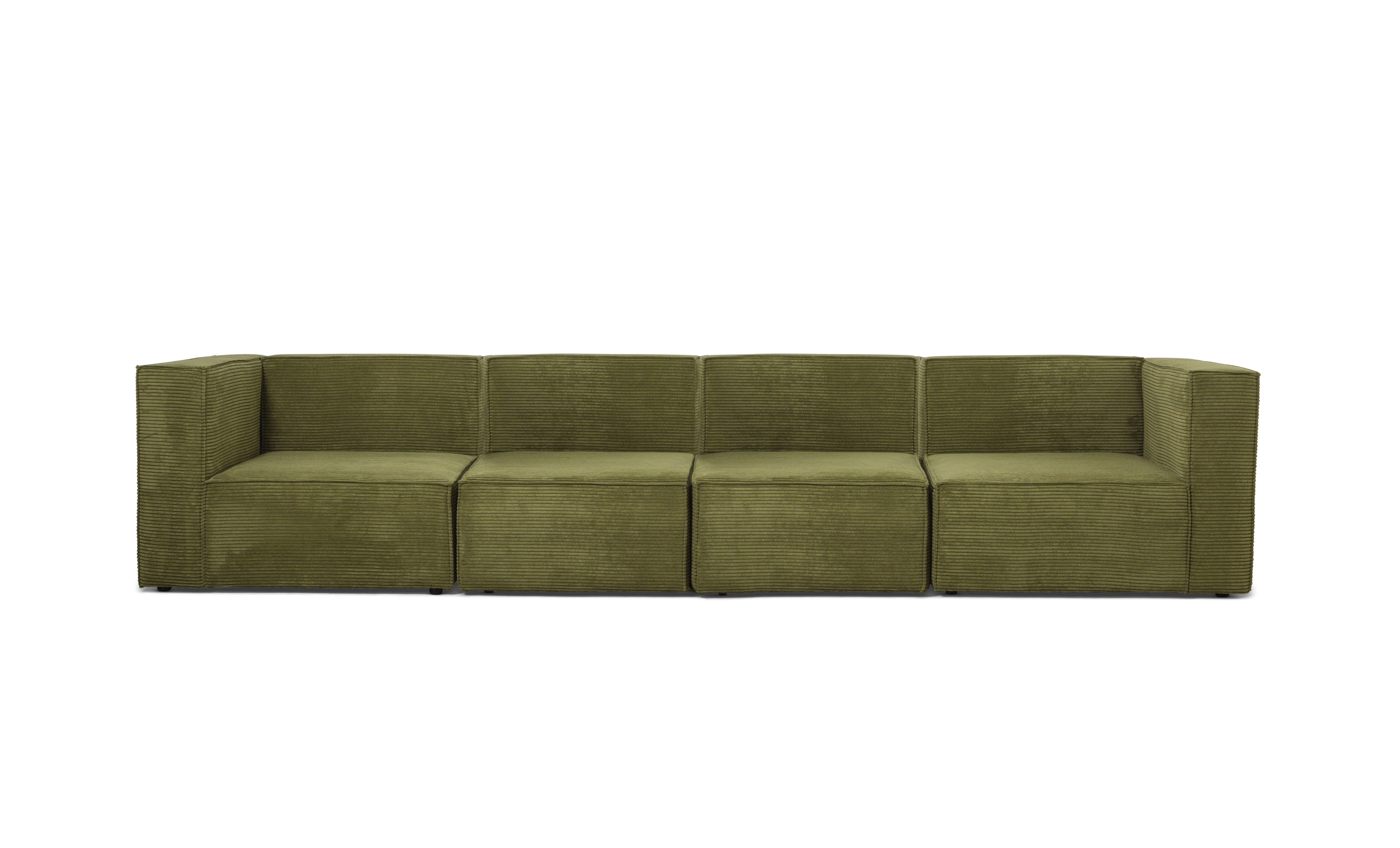 Sofa Harper 4 plazas Chaiselongue Verde