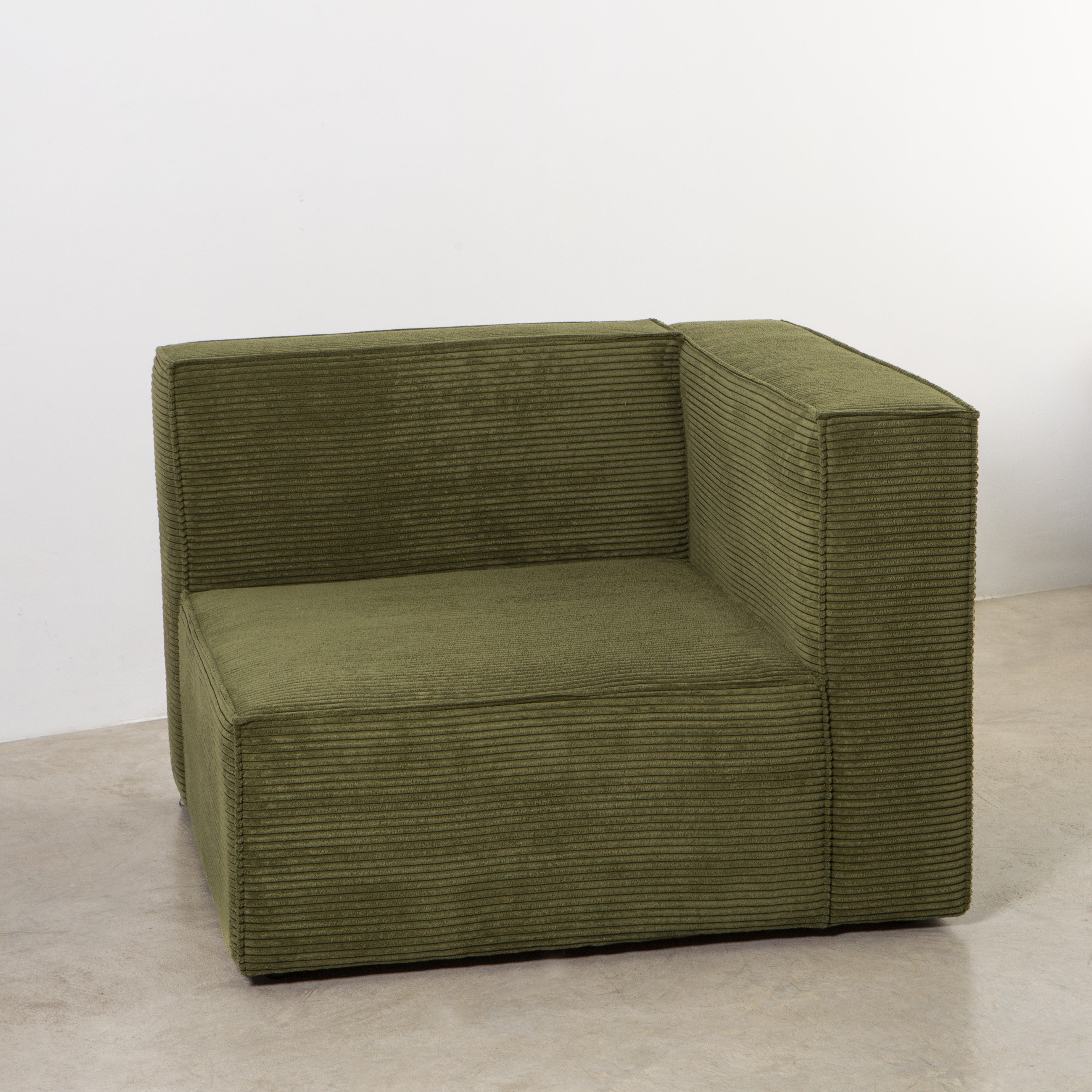Sofa Harper 4 plazas Chaiselongue Verde