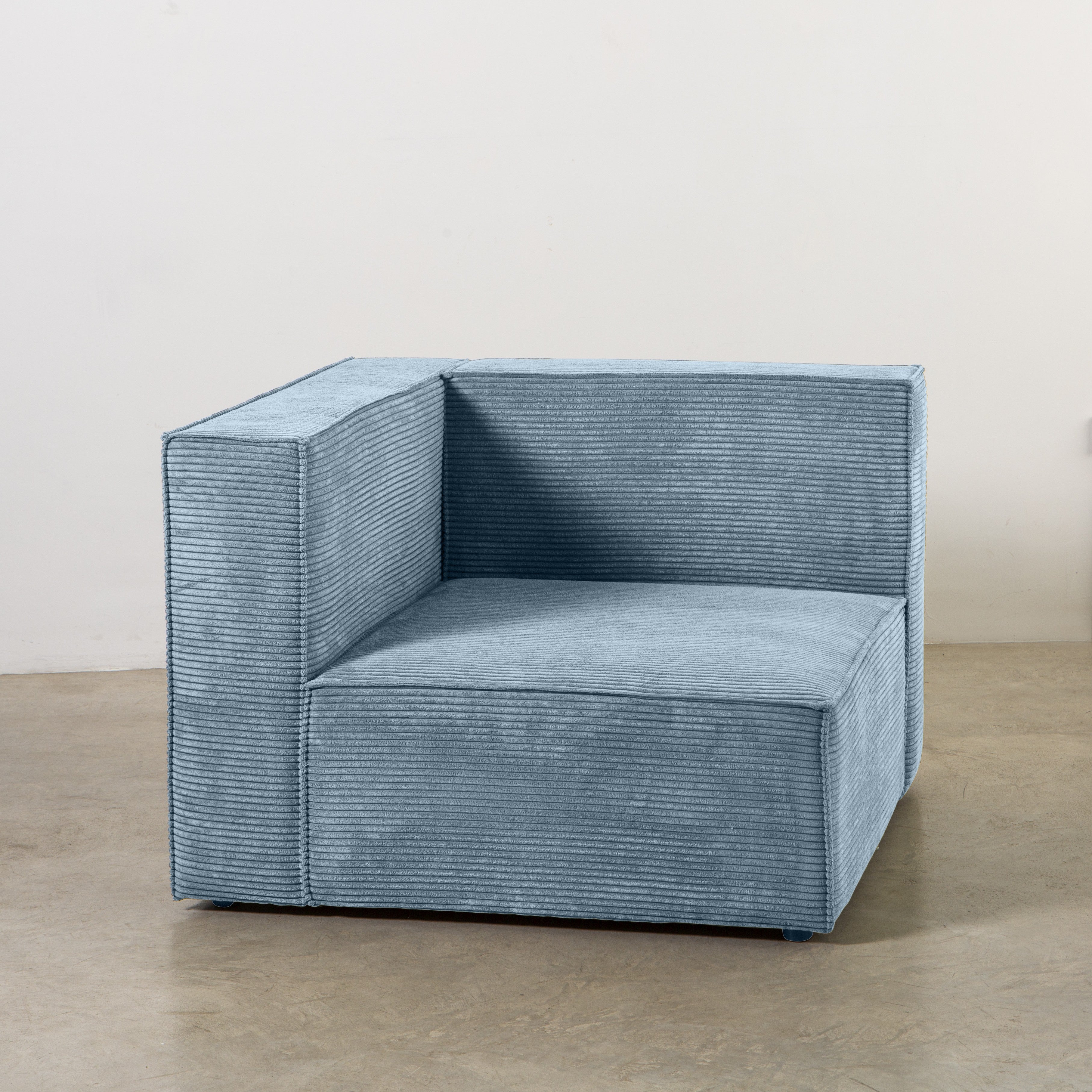 Sofa Harper 4 plazas Chaiselongue Azul