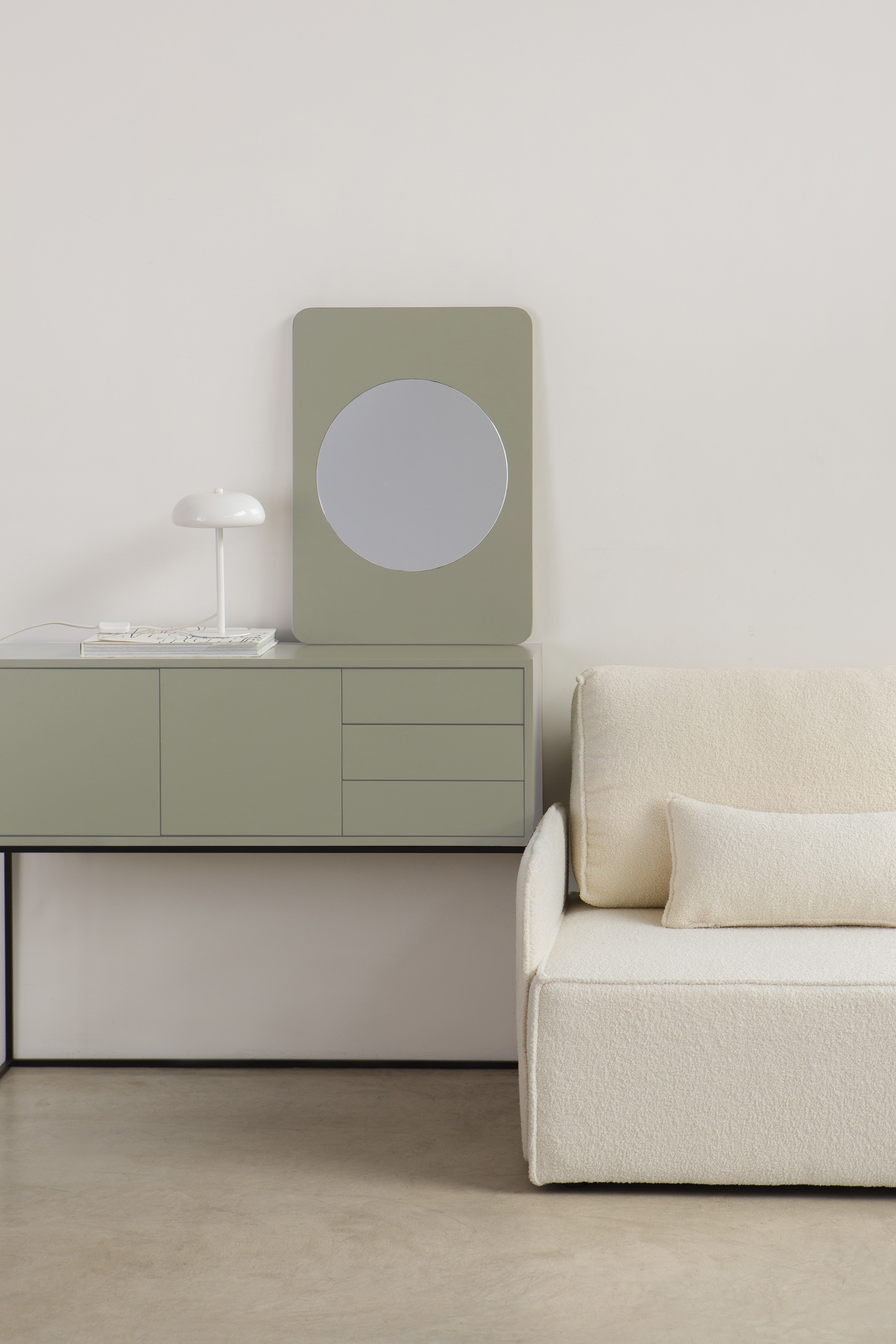Espejo Milos Taupe 70x50