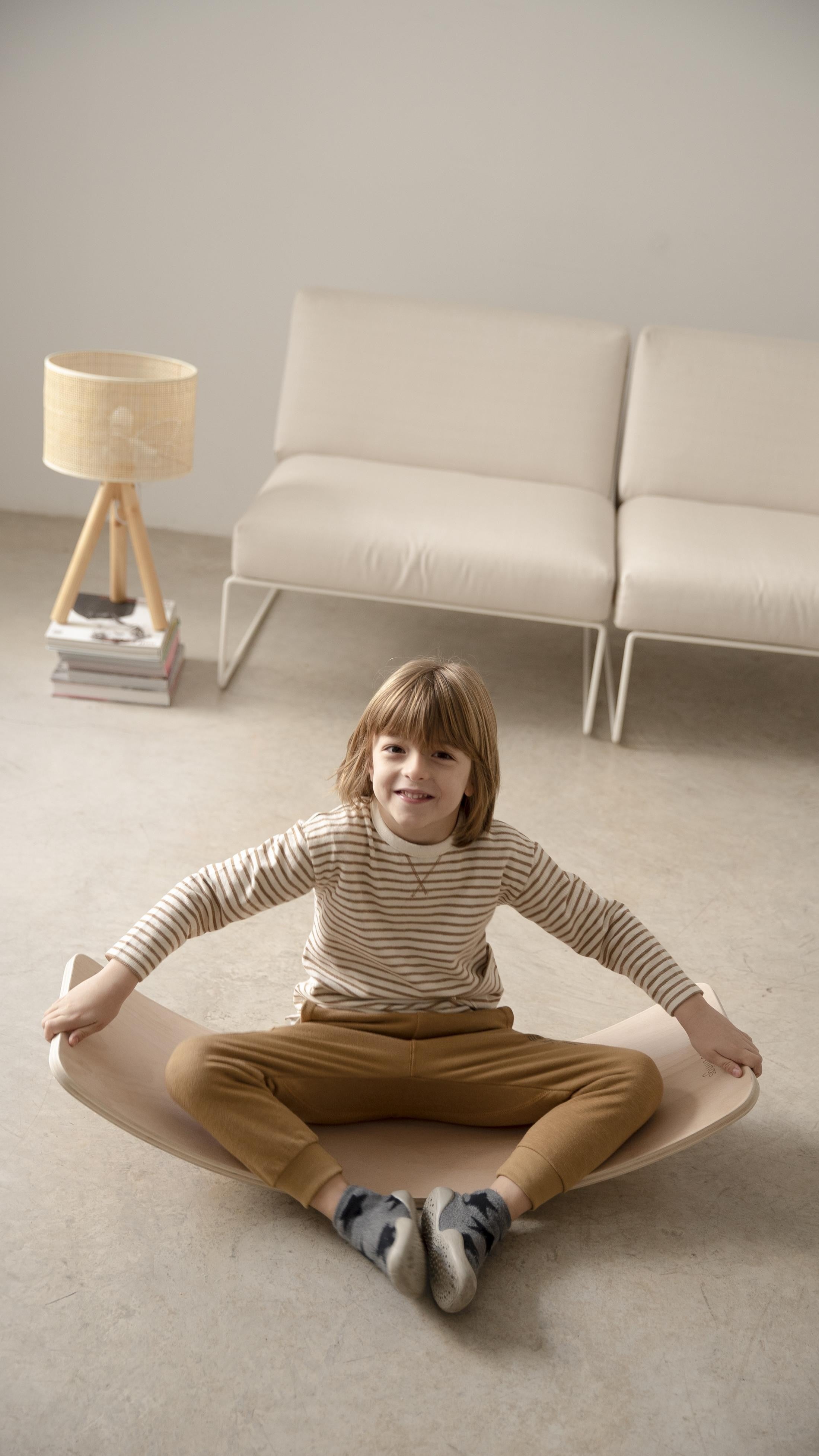 Balance Board de madera estilo Montessori