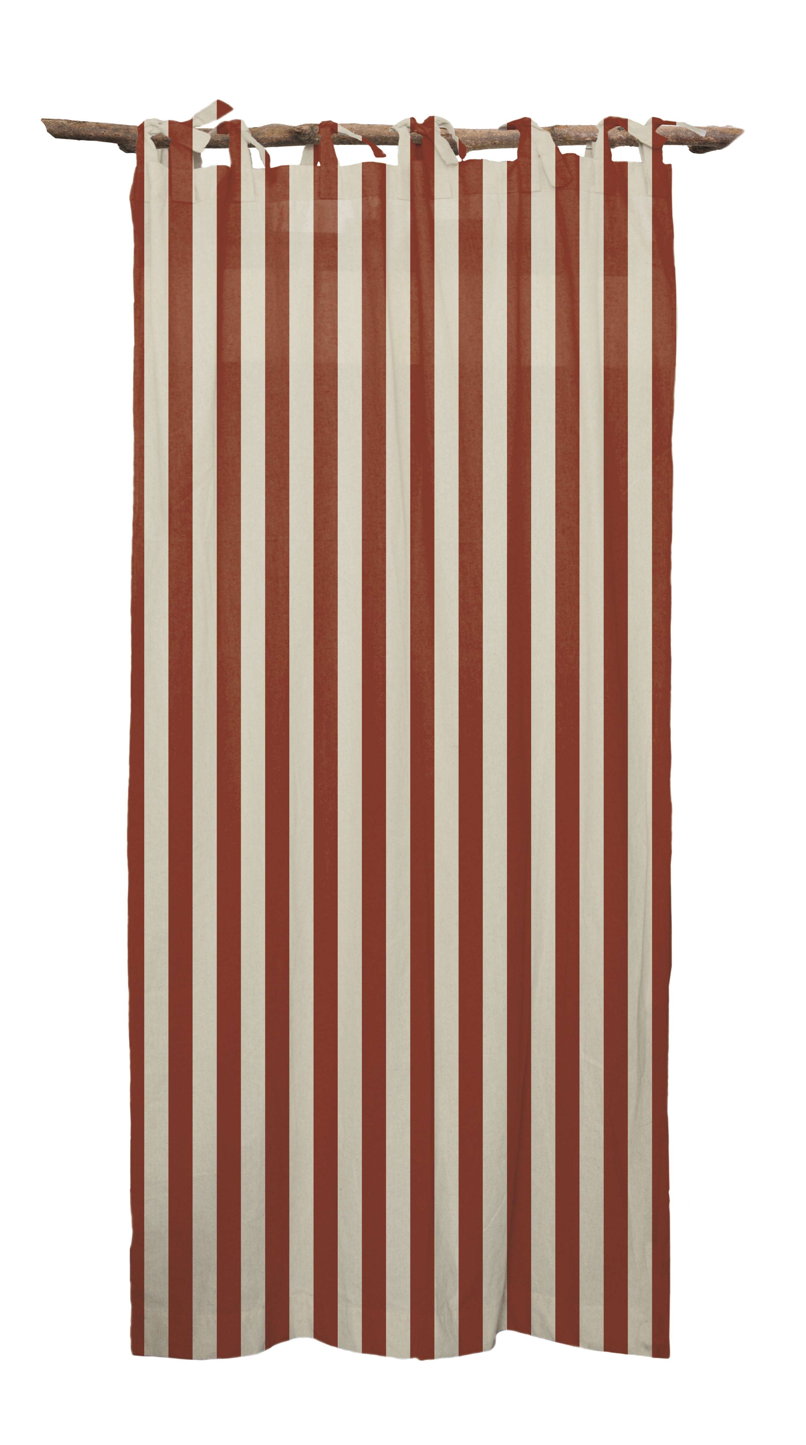 Cortina Marshall Red Stripes