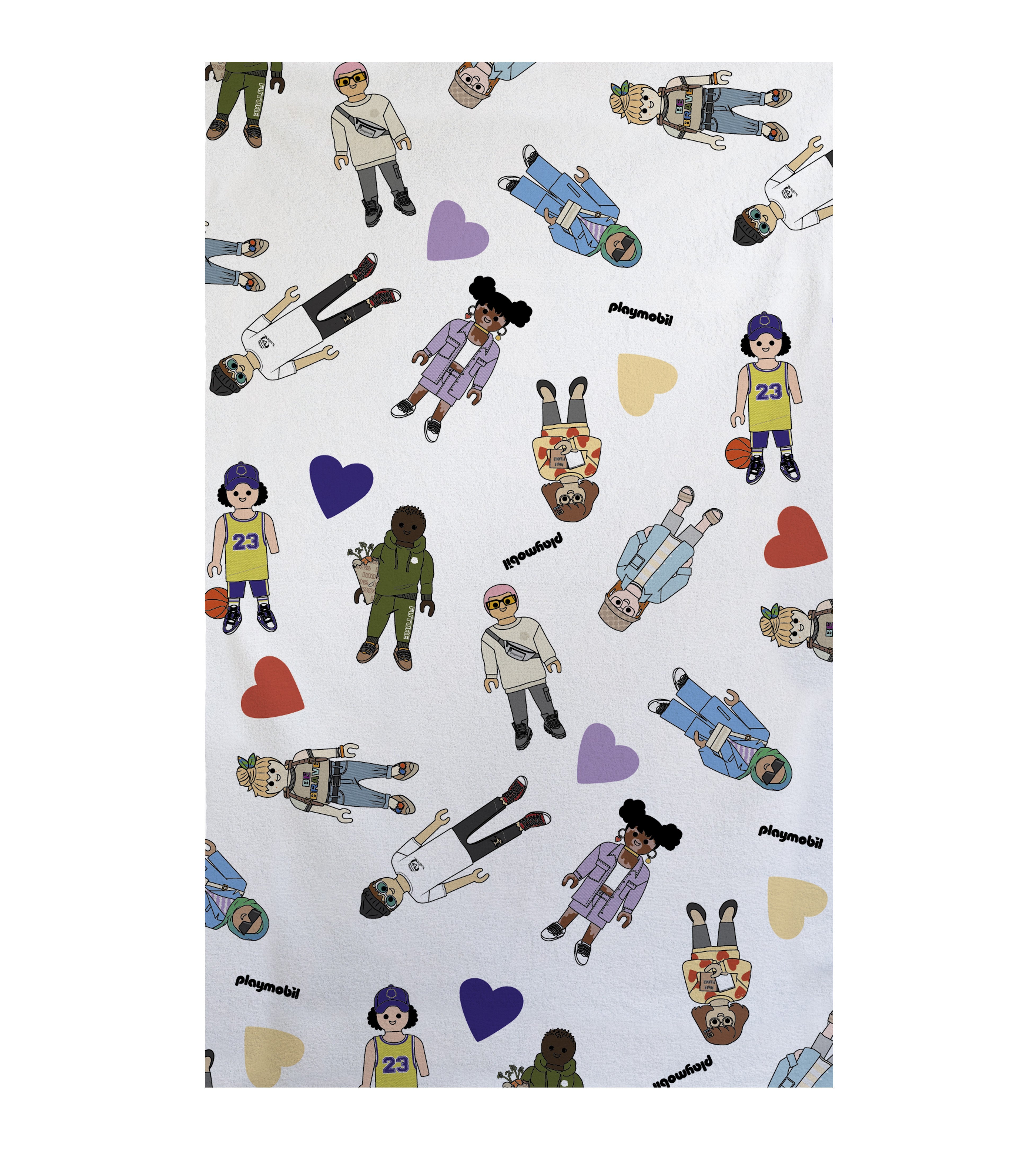 Toalla de playa kids Rizo Plus 75x140 (Unique United)