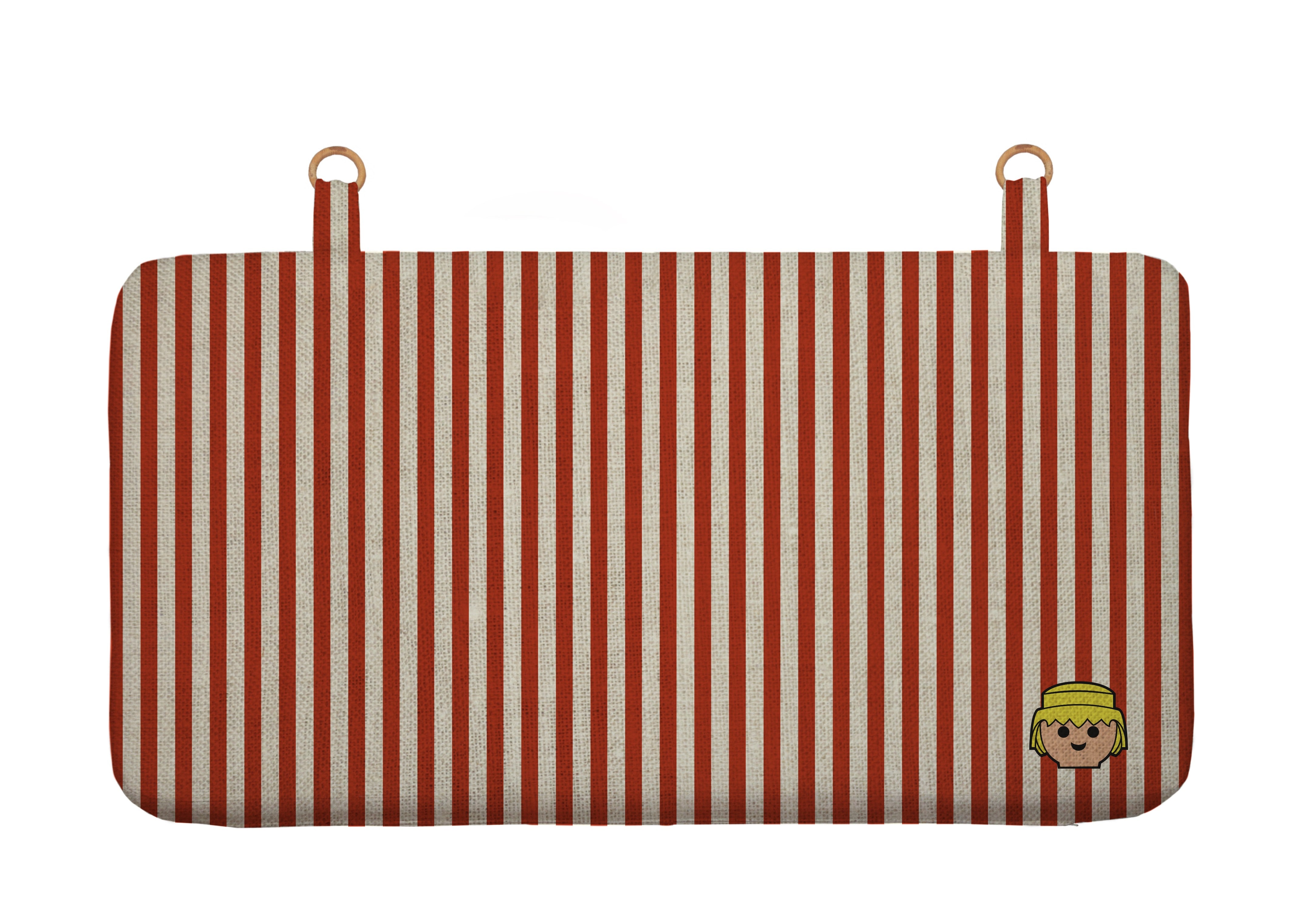 Cabecero Textil Wes (Red Stripes Playmobil)
