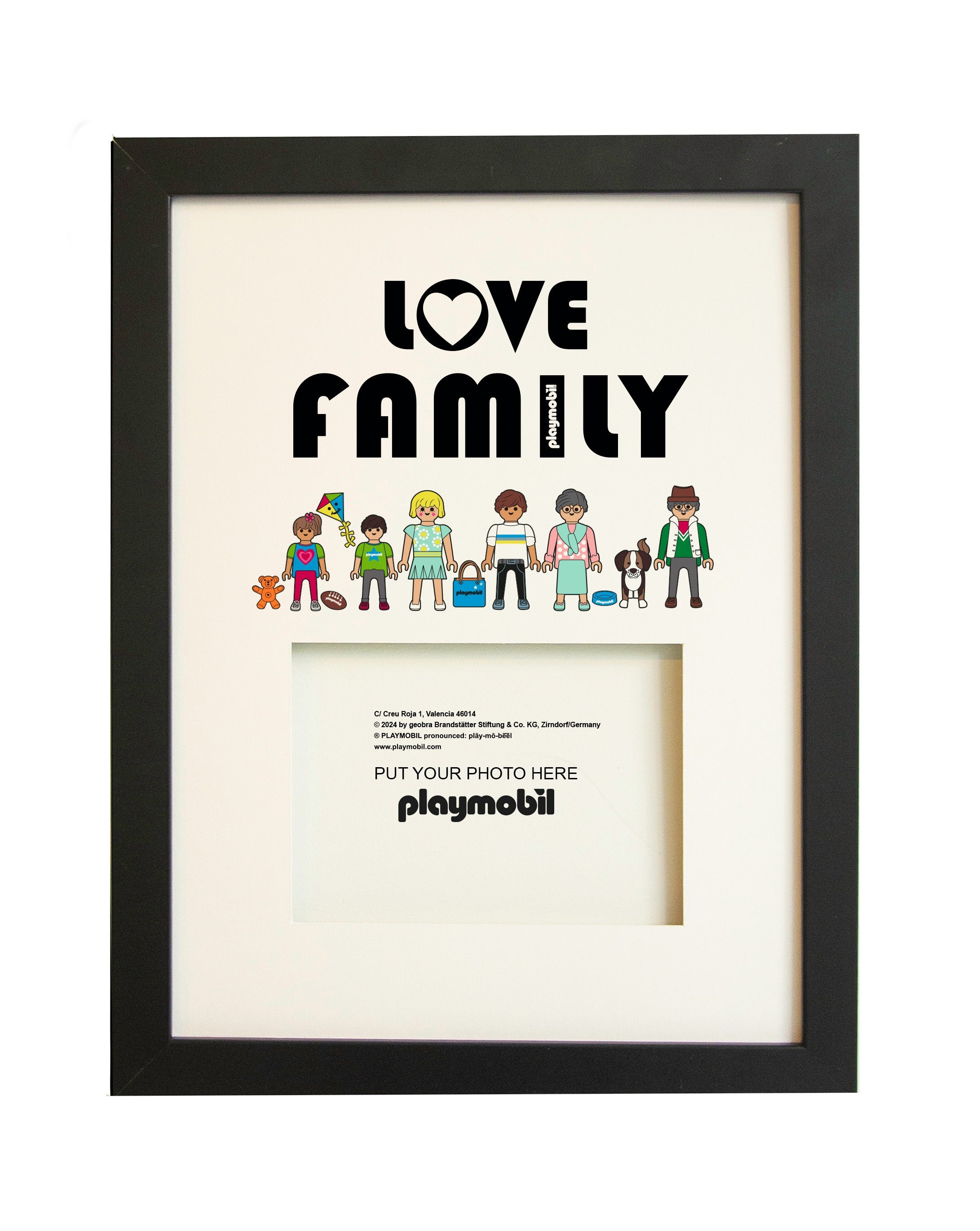Photo Frame 40x30 (Love Family Playmobil)