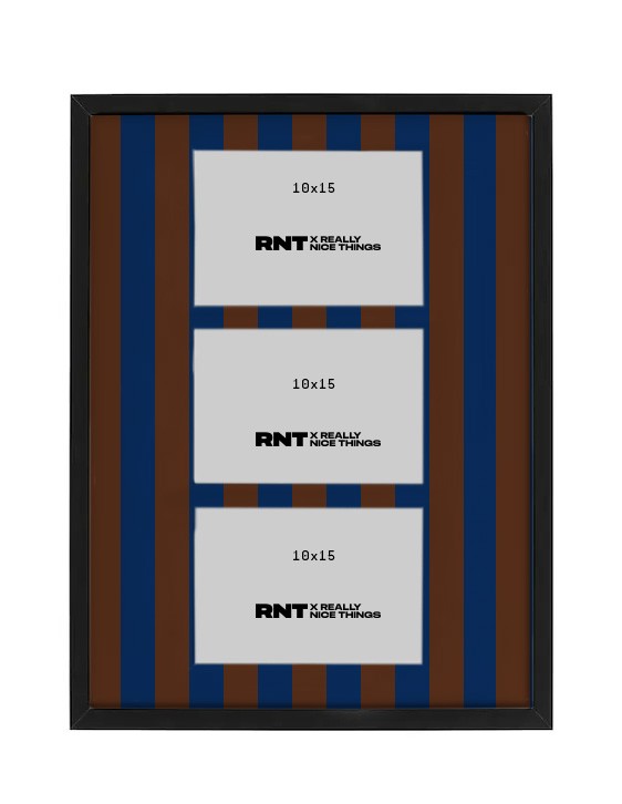 Photo Frame 60x40 (Blue and Brown)