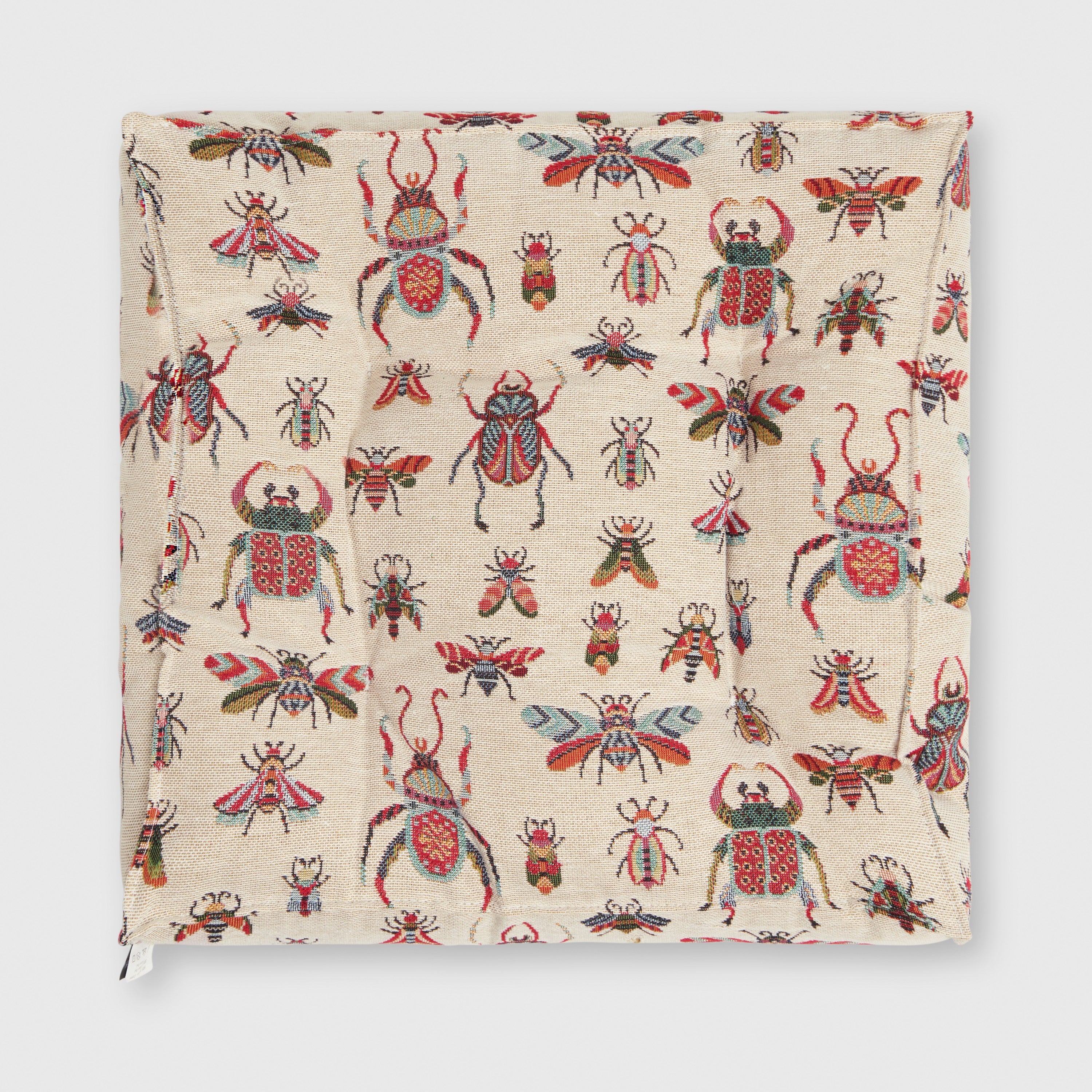 Gustav Square Cushion Jacquard (Bees)