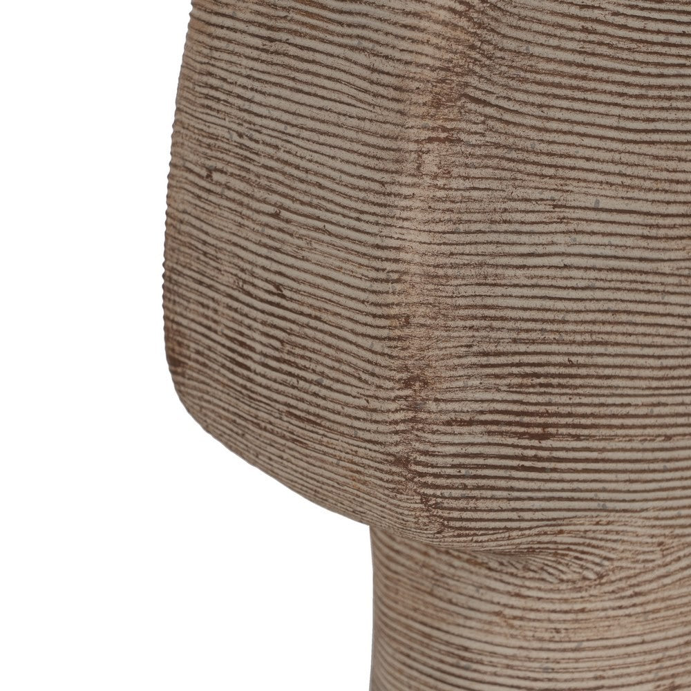JARRÓN ORGANIC CORD GREY