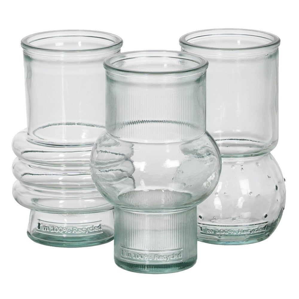 FLORERO GUSSET VIDRIO RECICLADO