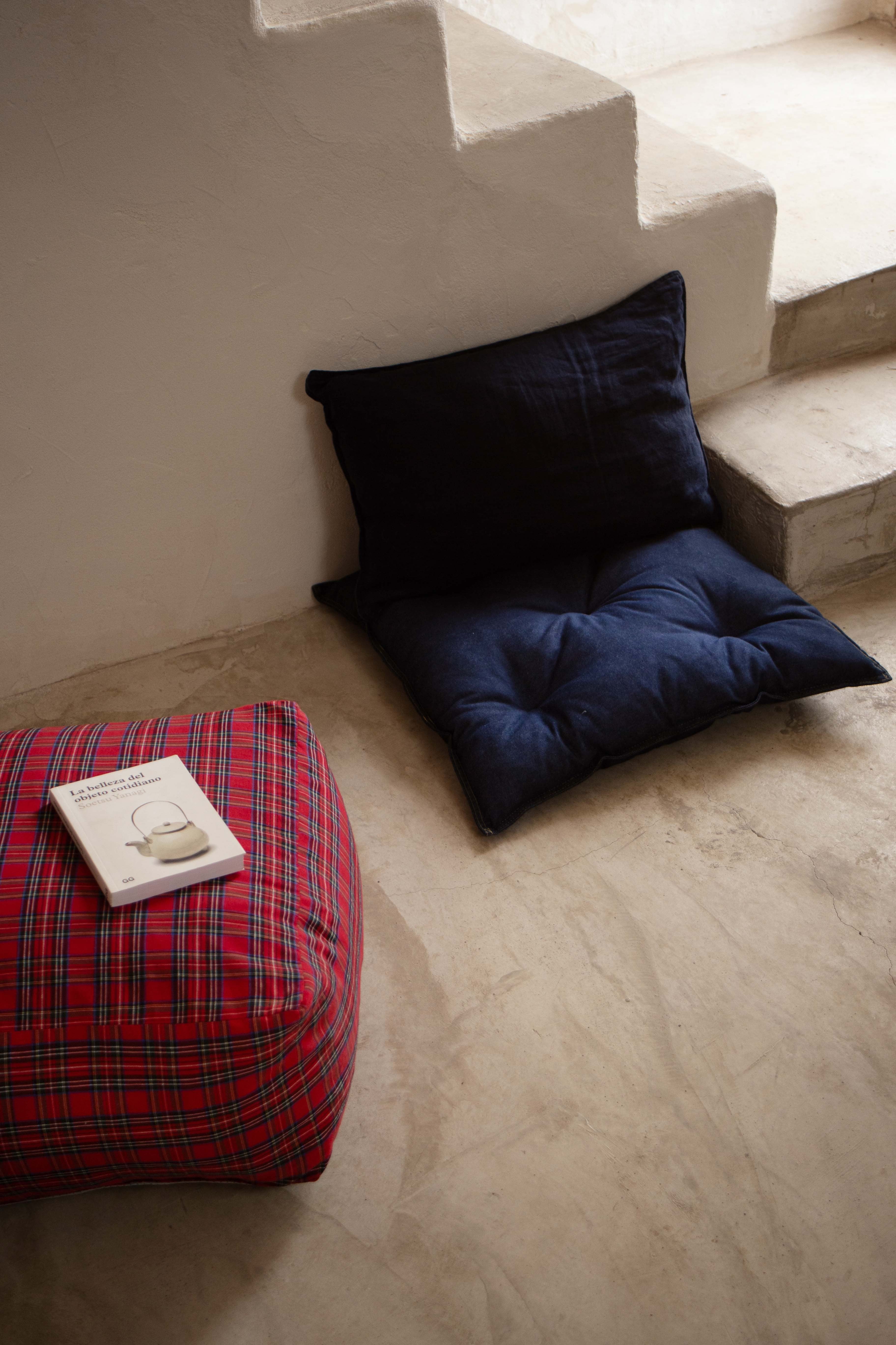 Pouf cuadrado Cottage (Red)