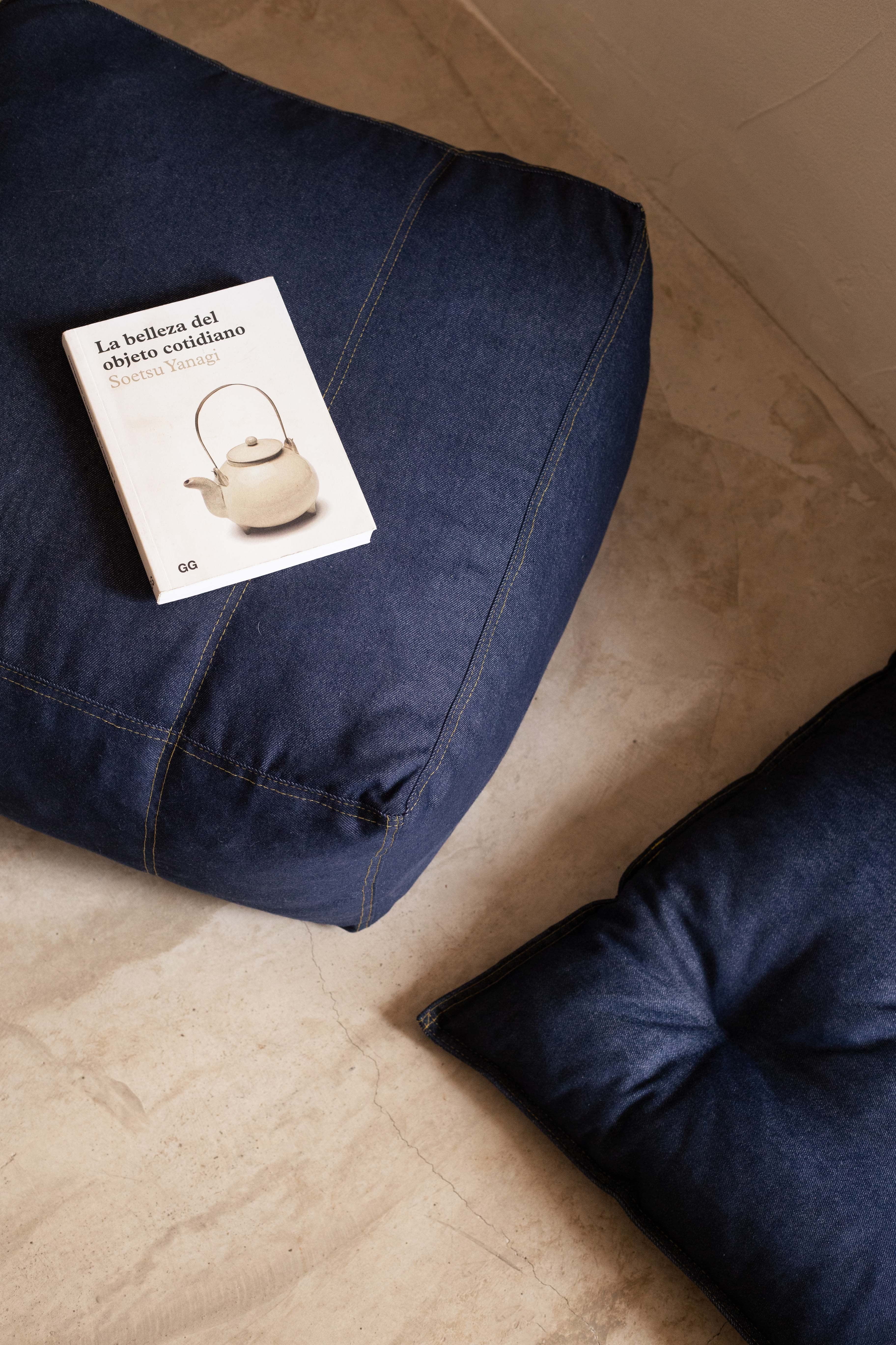 Pouf cuadrado Denim