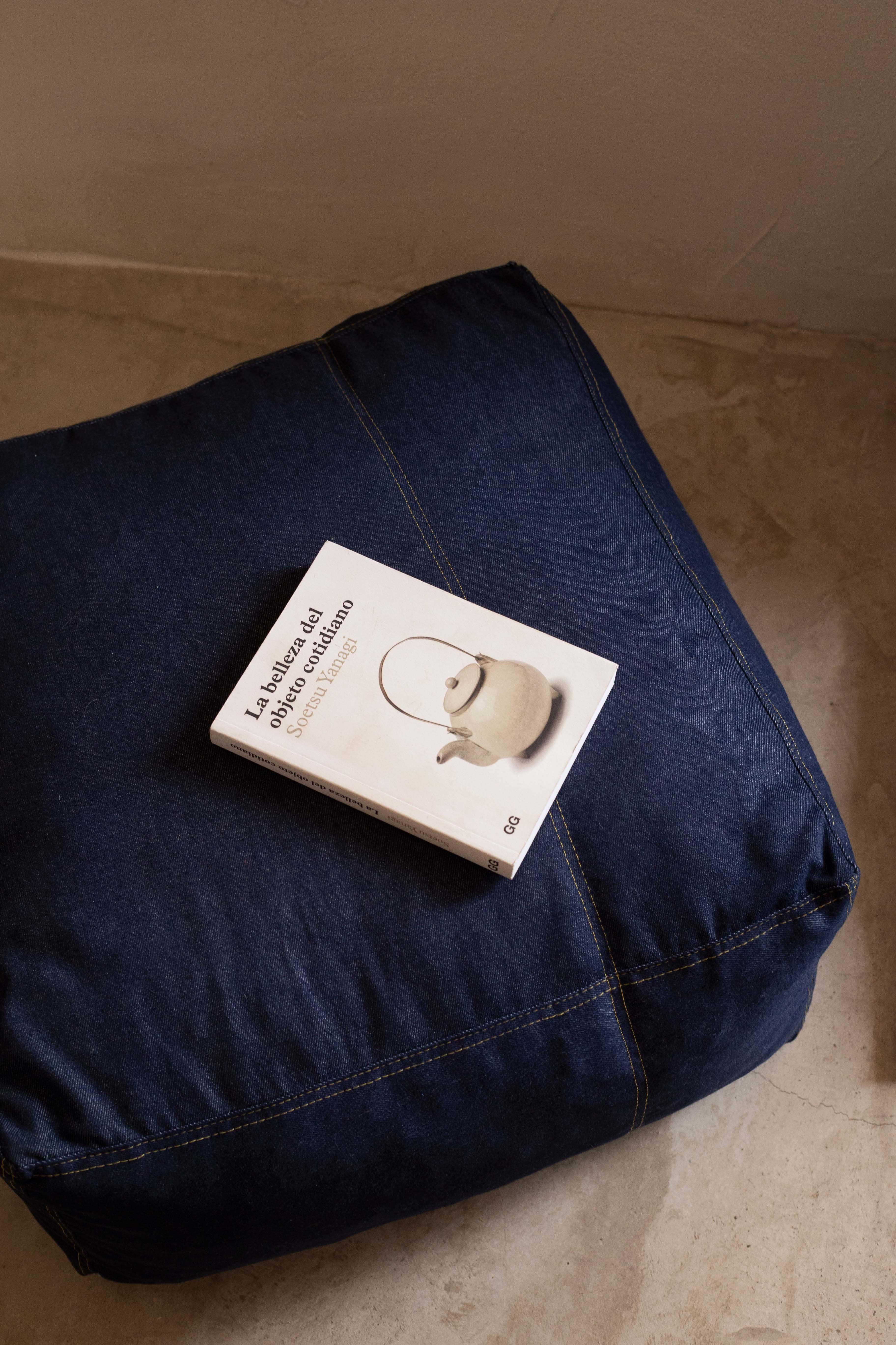 Pouf cuadrado Denim