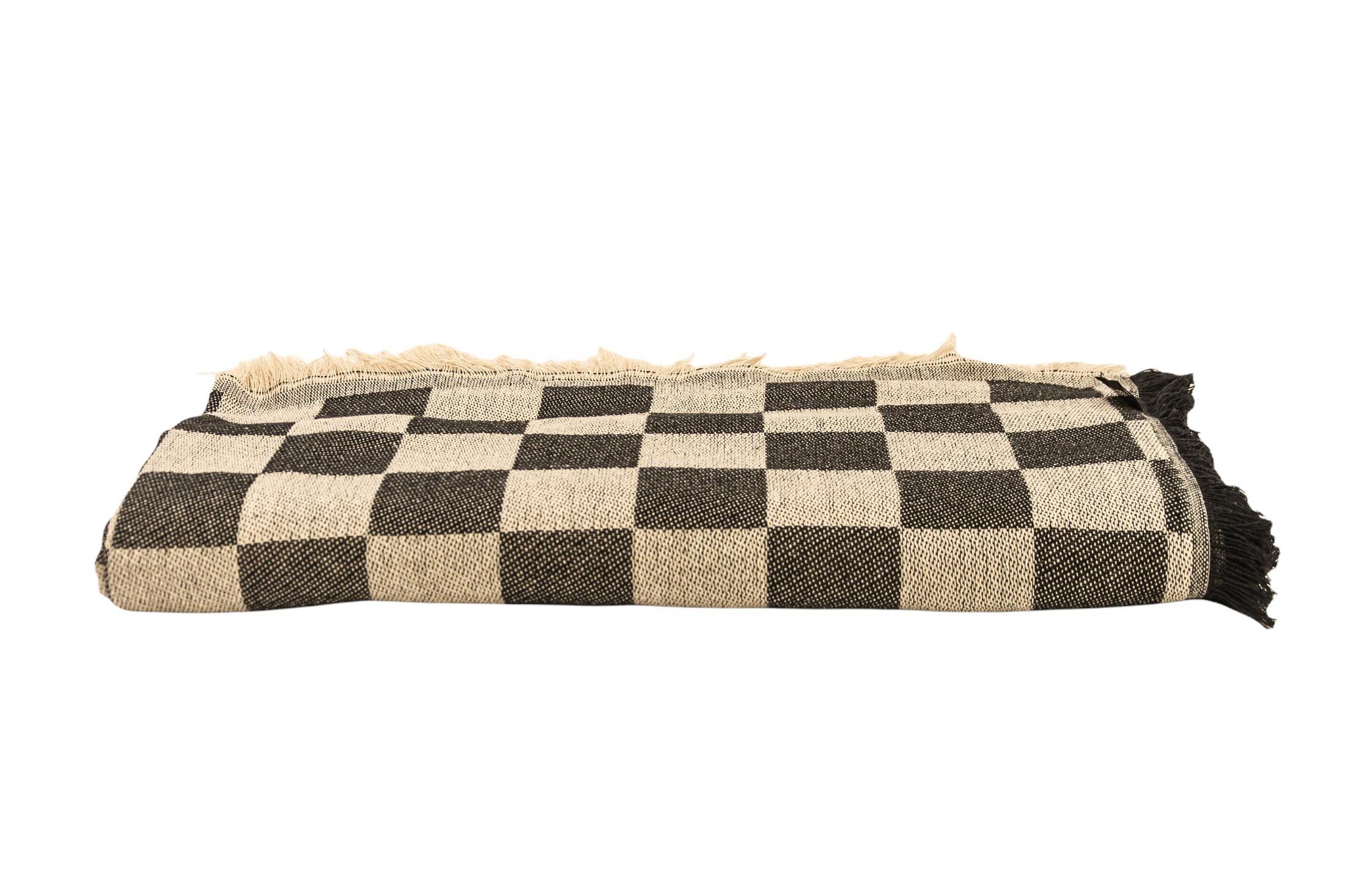 Colcha  240X240 (Black Checkerboard)