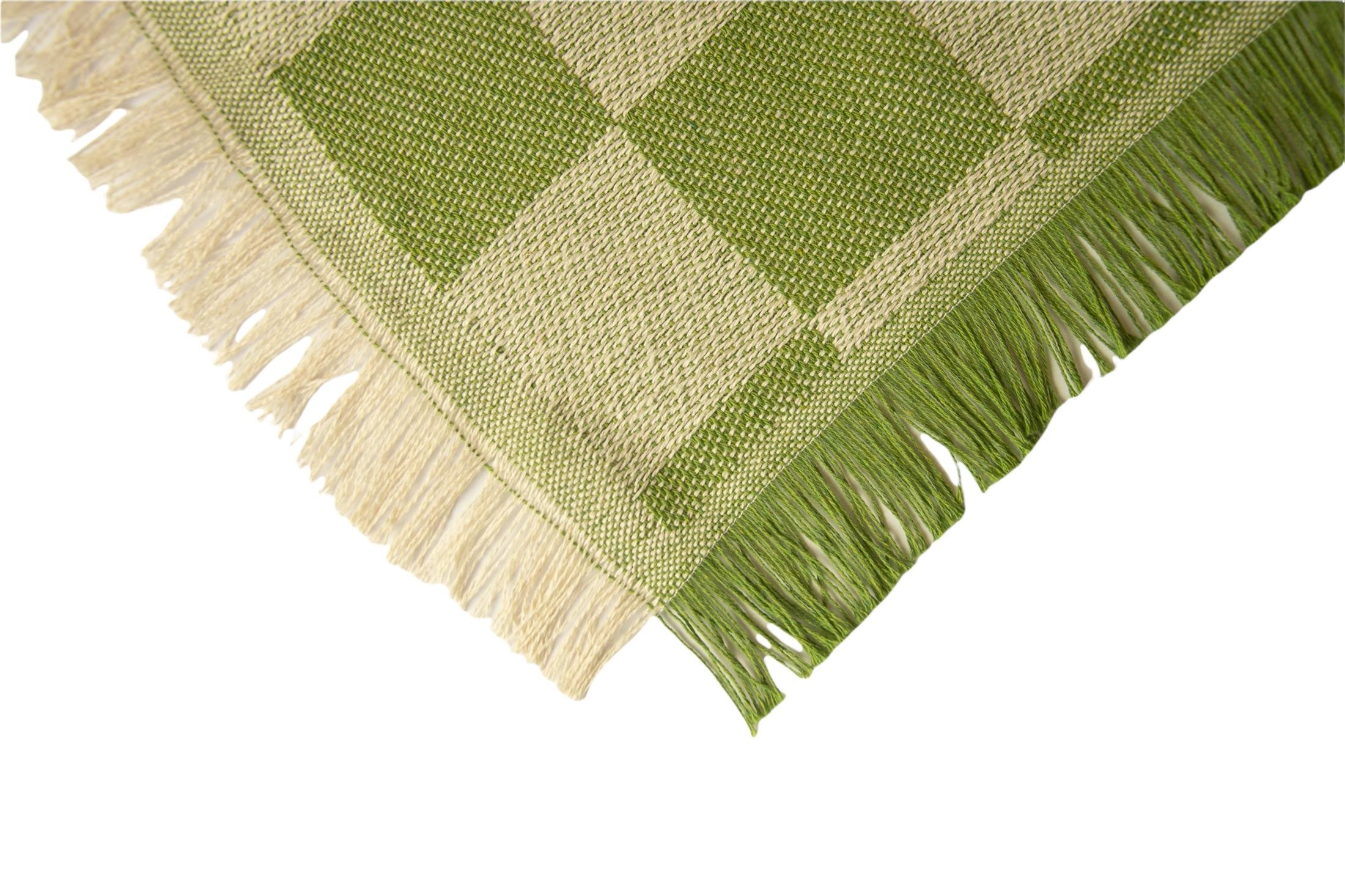 Colcha 240X240 (Green Checkerboard)