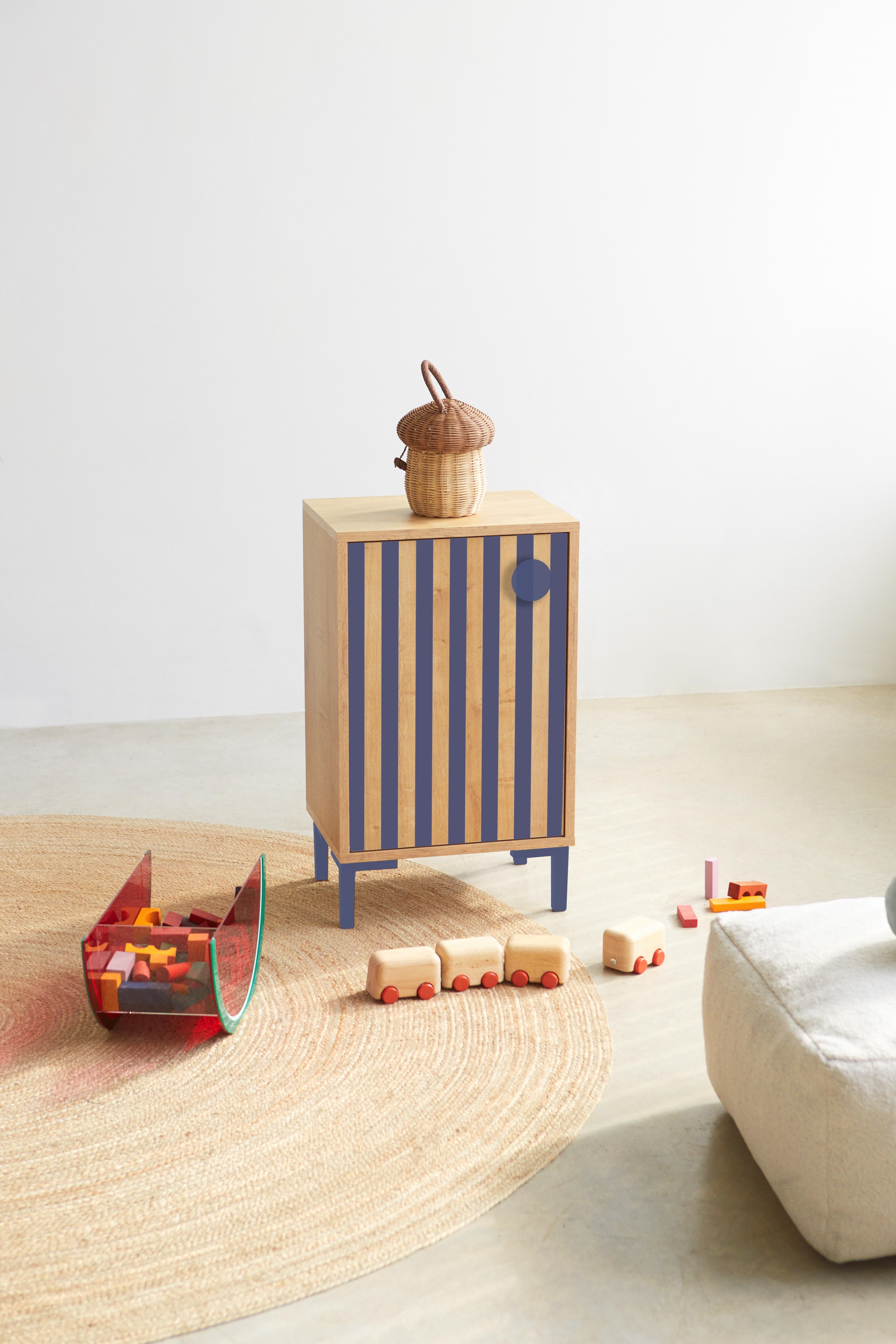 Mesita William Roble Pruss Stripes