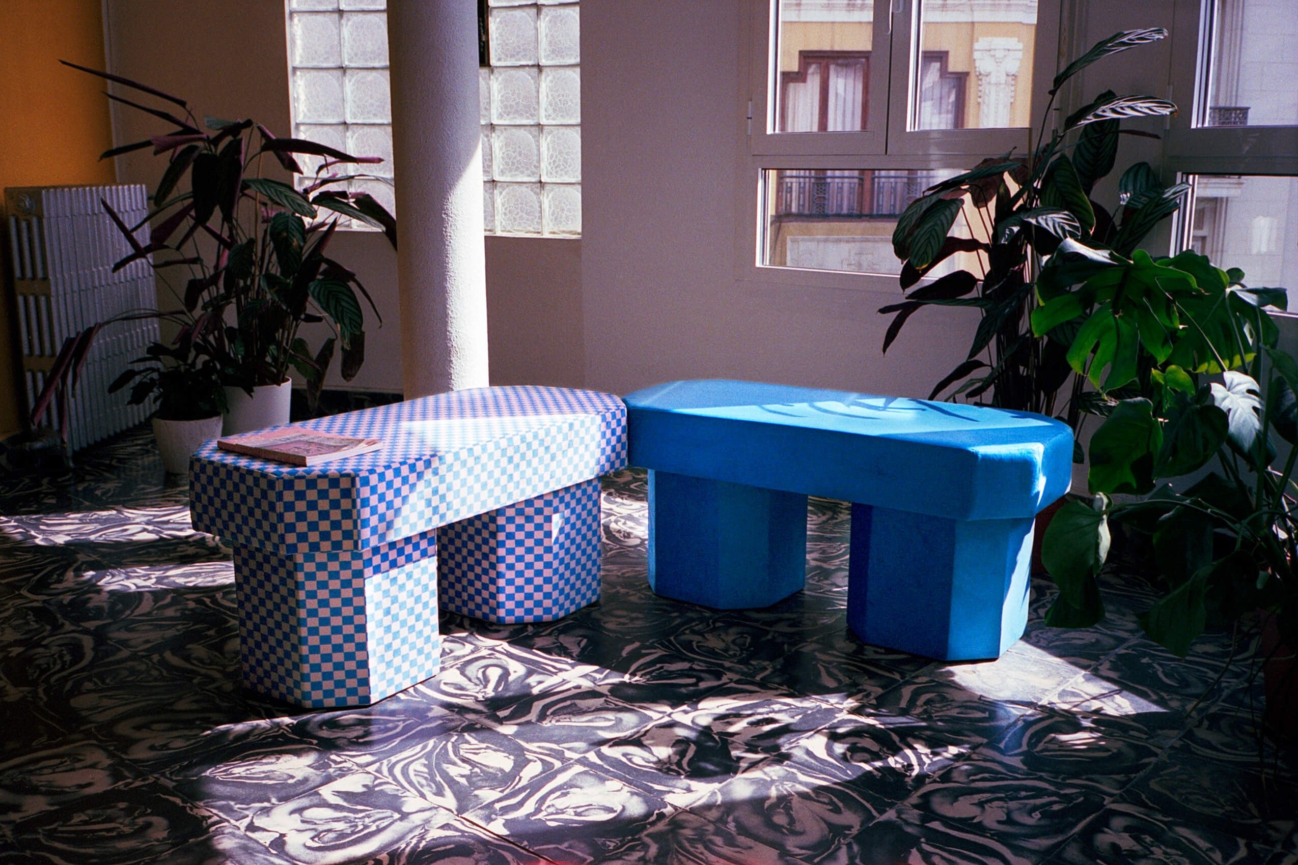 Viva Bench Light Blue