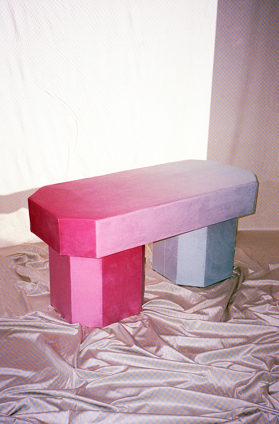 Viva bench degrade Pink and Blue