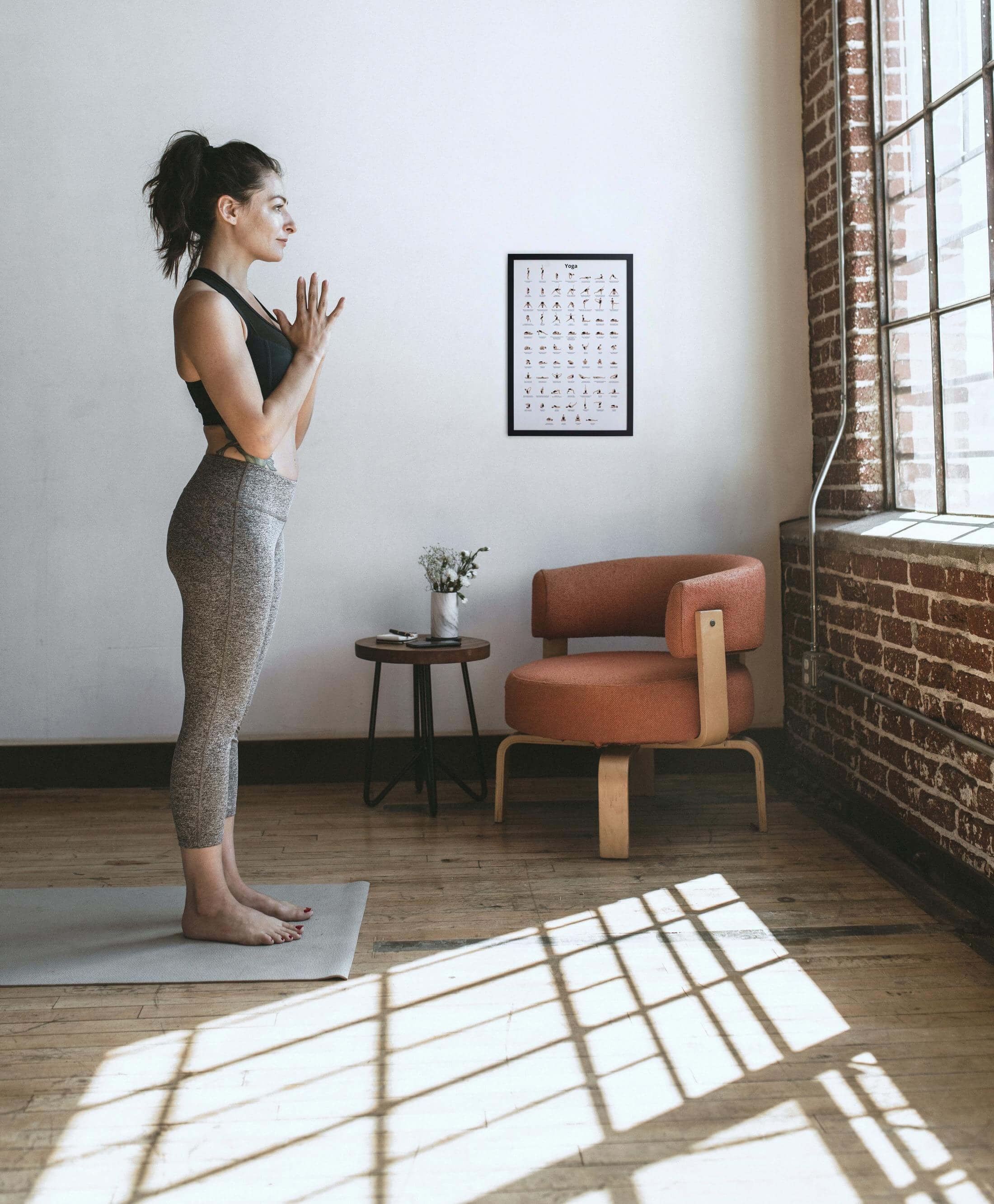 Cuadro moldura Yoga