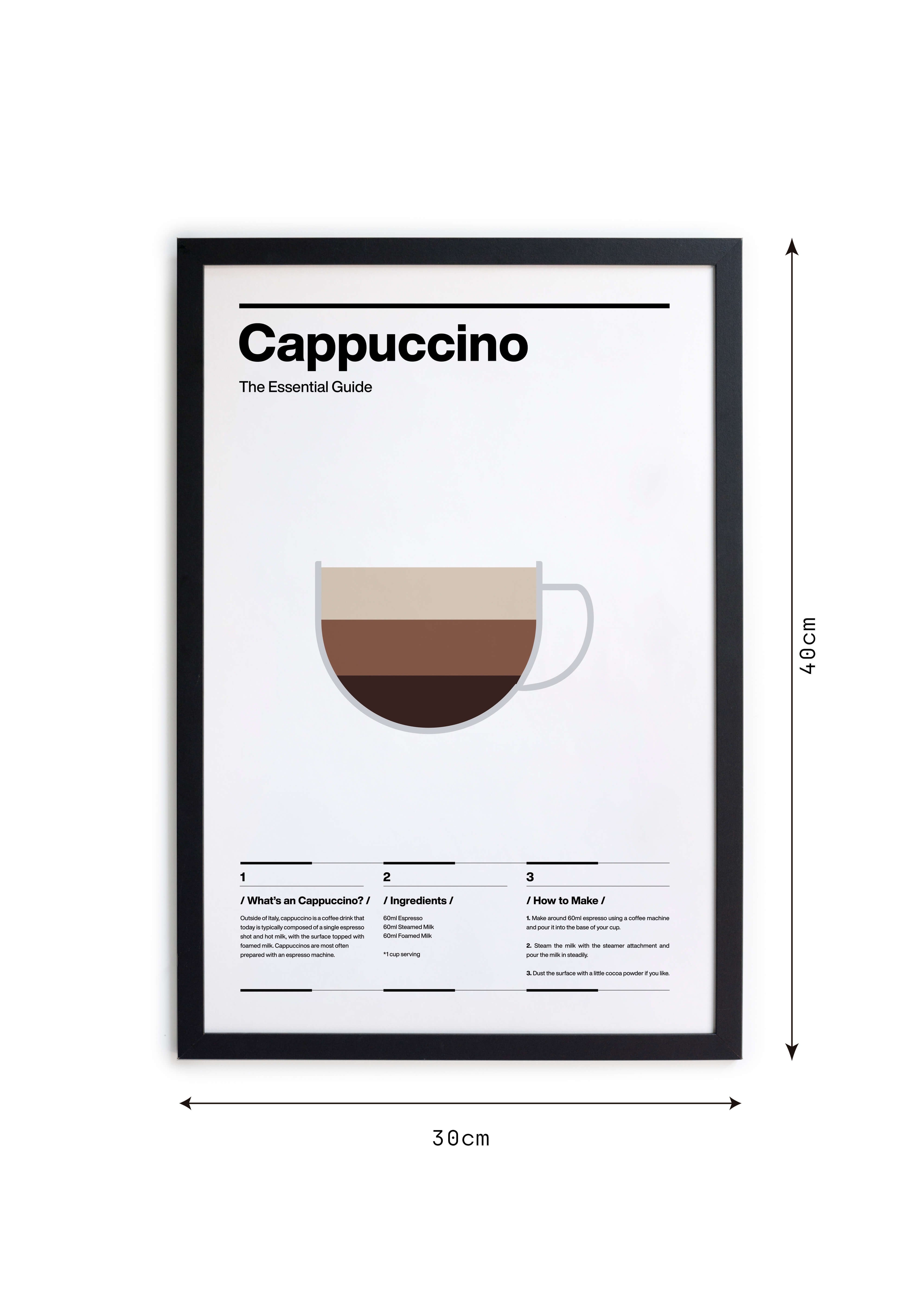 Cuadro moldura Capuccino