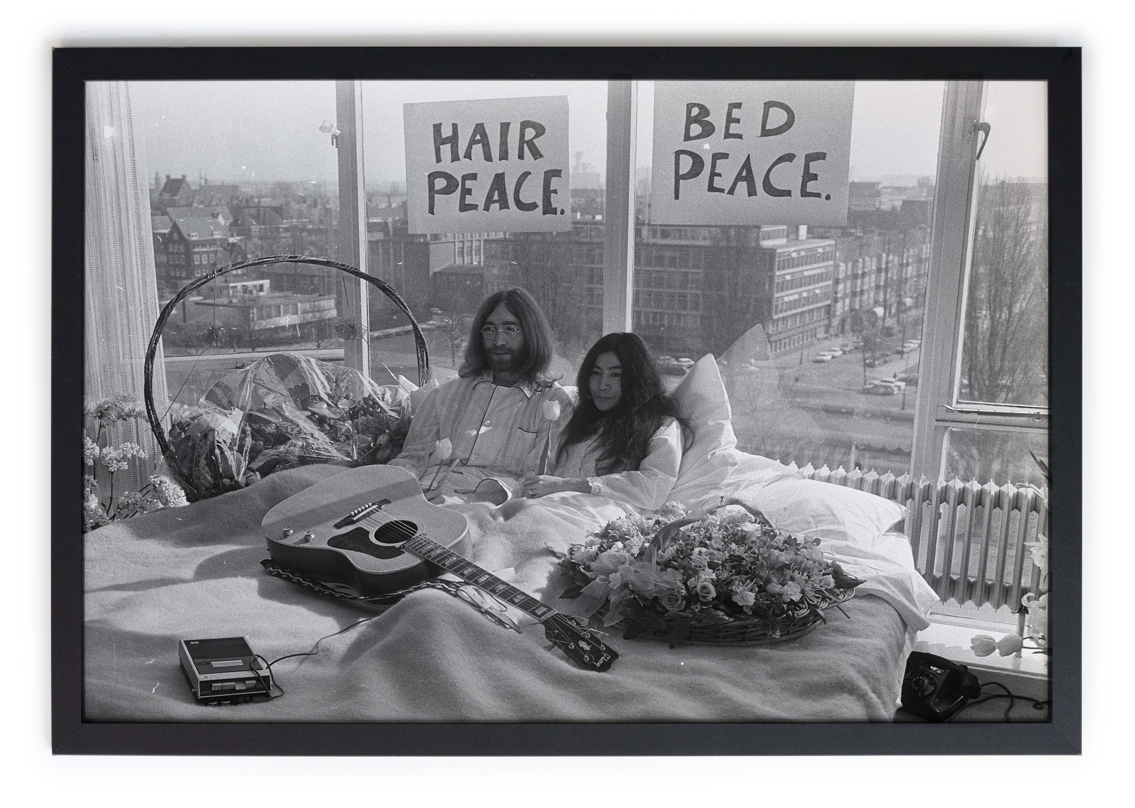 Cuadro moldura John and Yoko