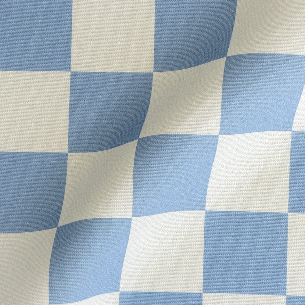 Tela outdoor Checkerboard Azul