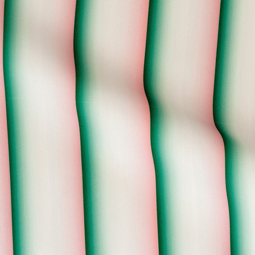 Tela outdoor  Gradient Stripes Green Pink