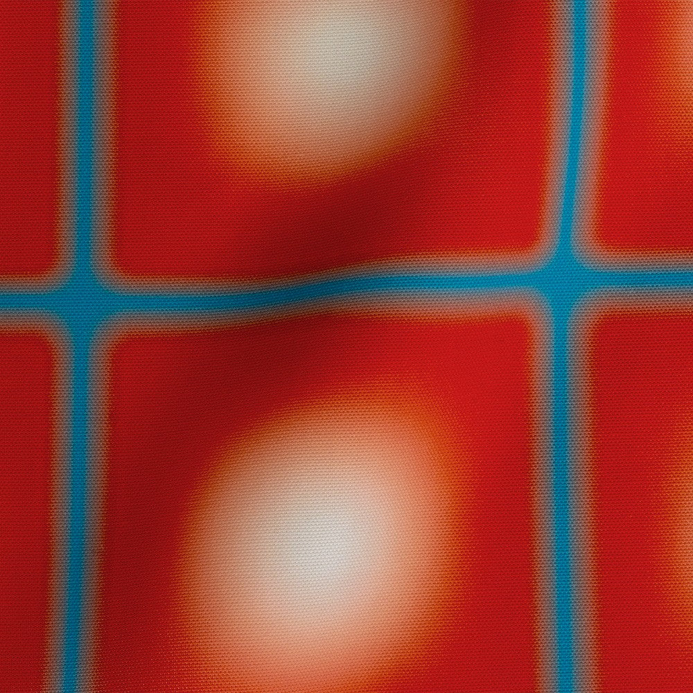 Tela outdoor Lunar Grid  Red Blue