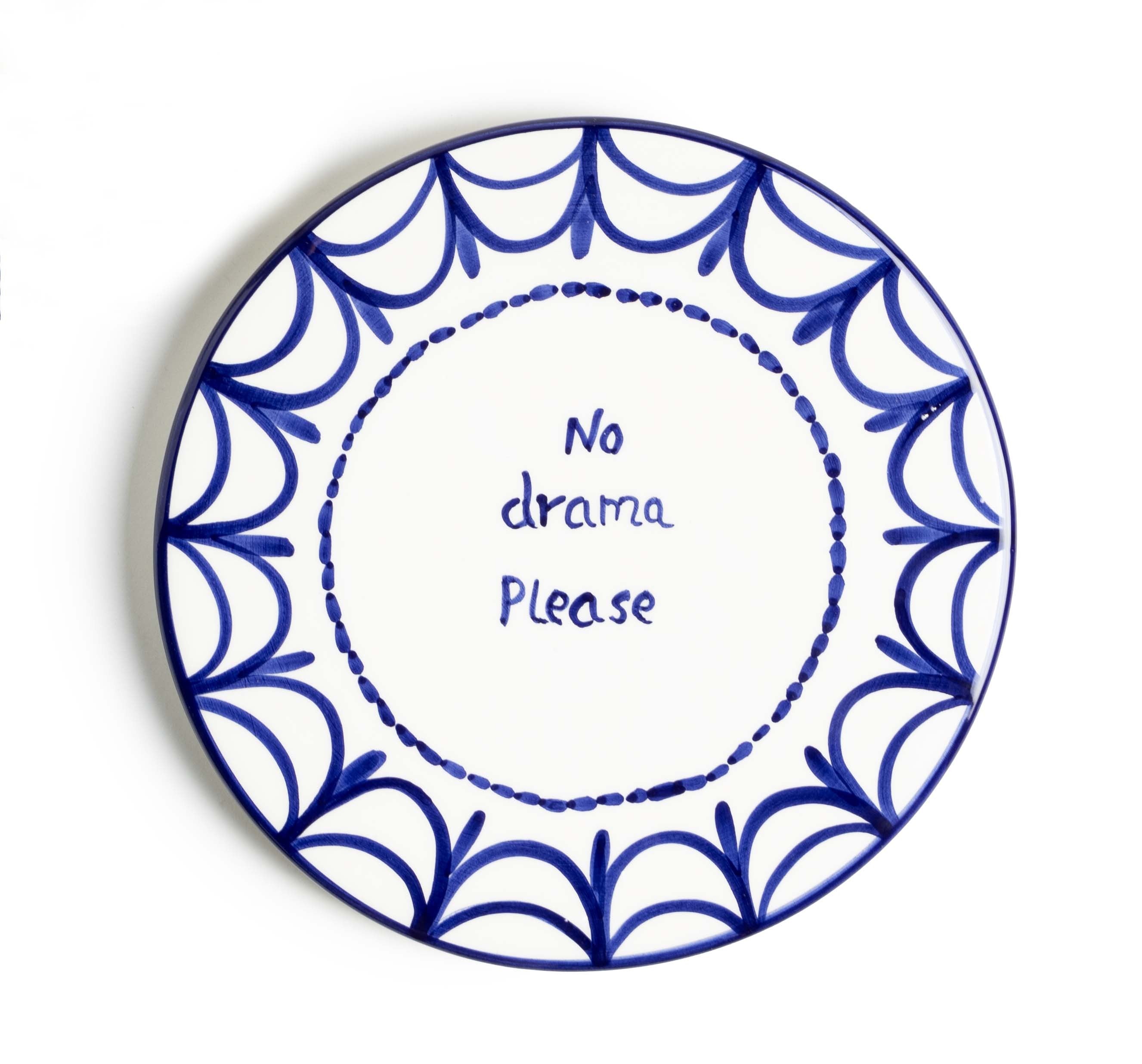 Plato decorativo No Drama