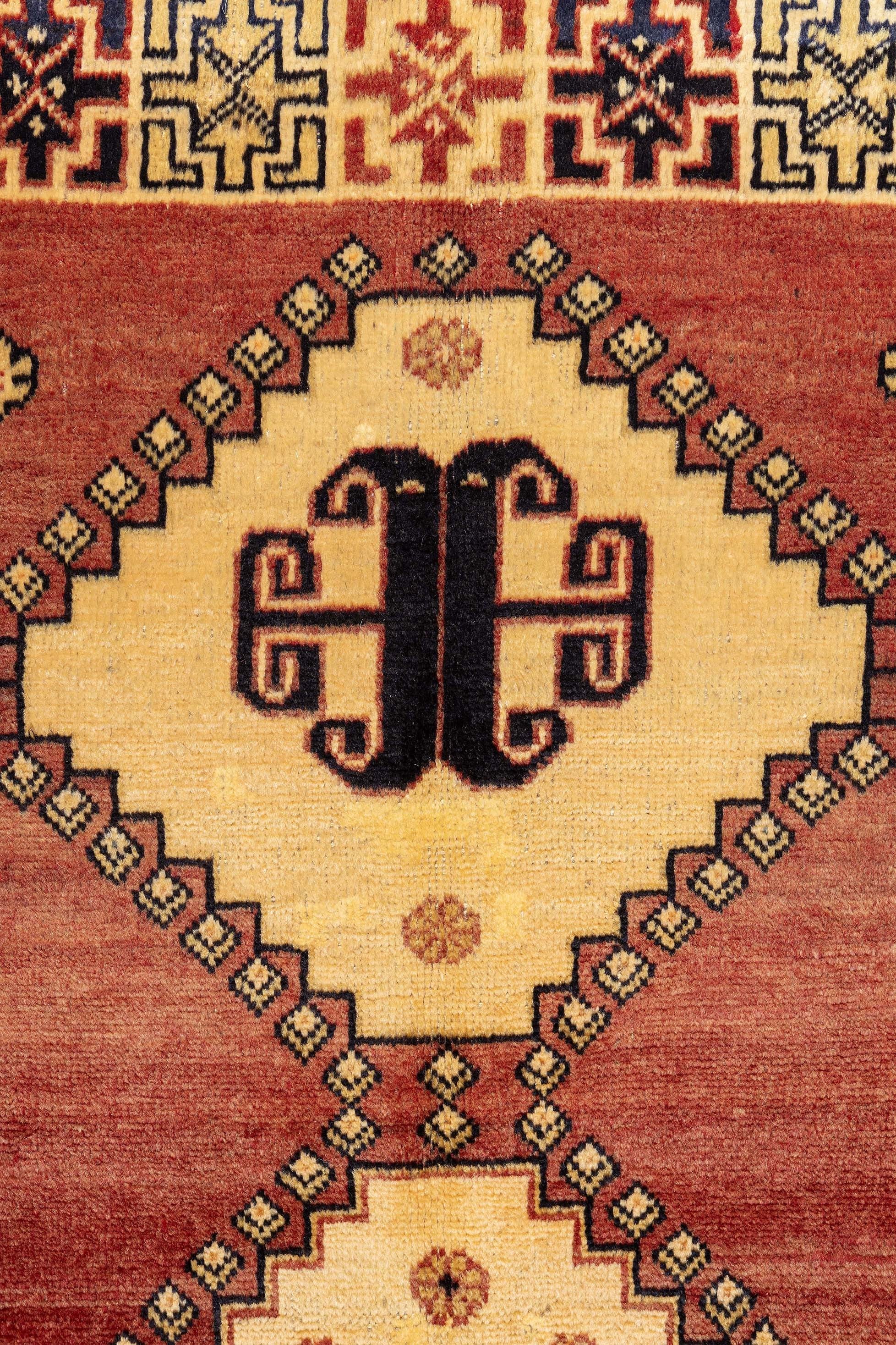 Alfombra Qhasqai Cognac Lana