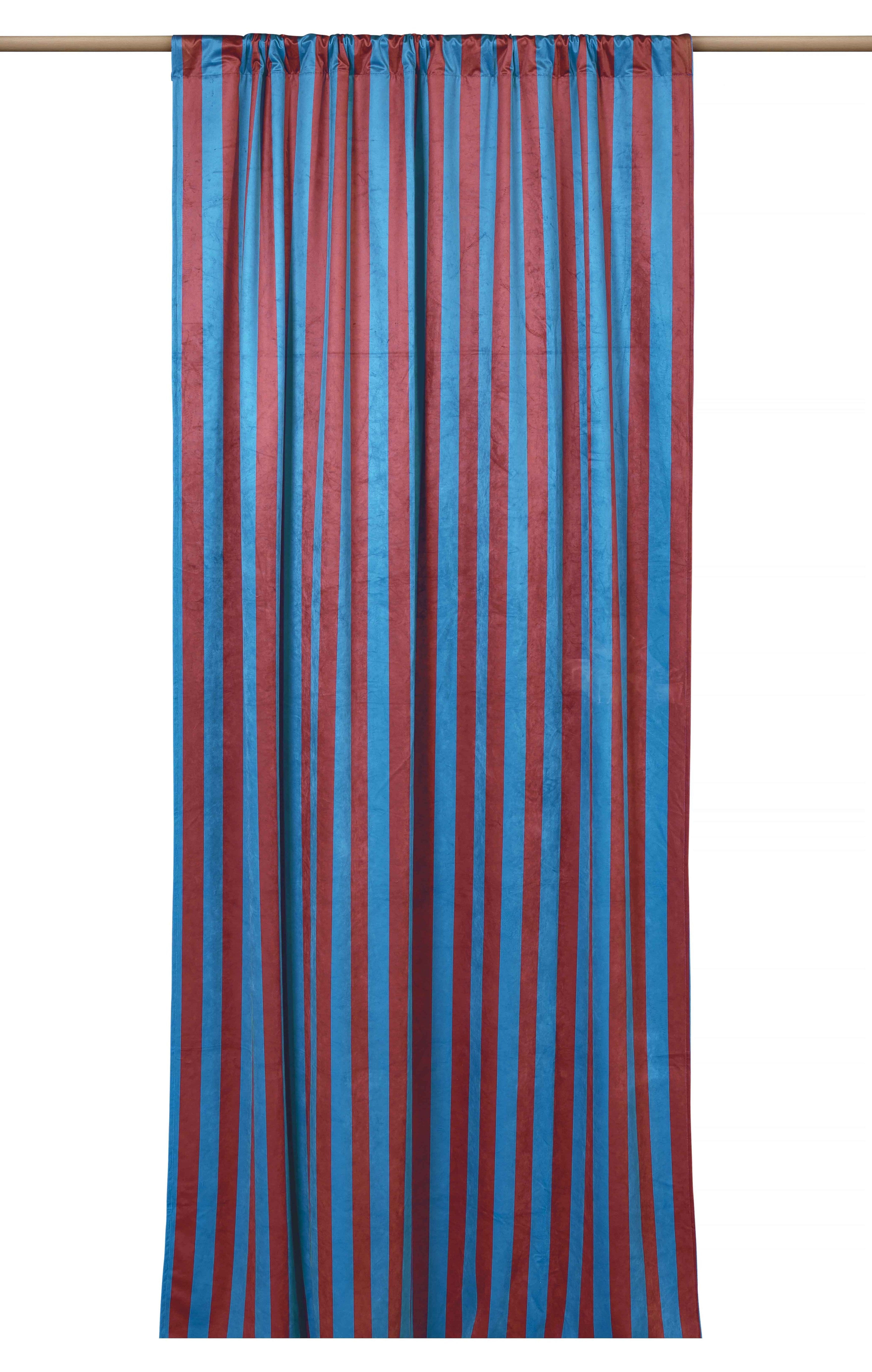 Cortina Rufus Velvet Blue-Red