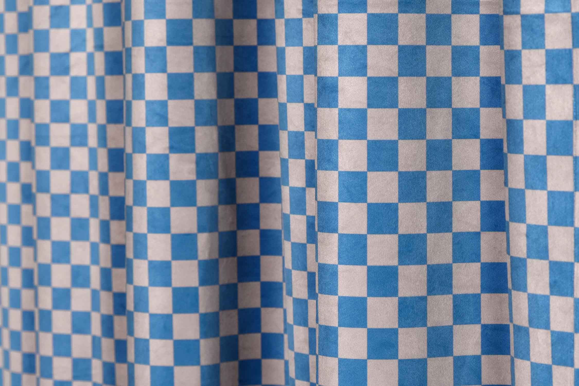 Cortina Rufus Velvet  Checkerboard