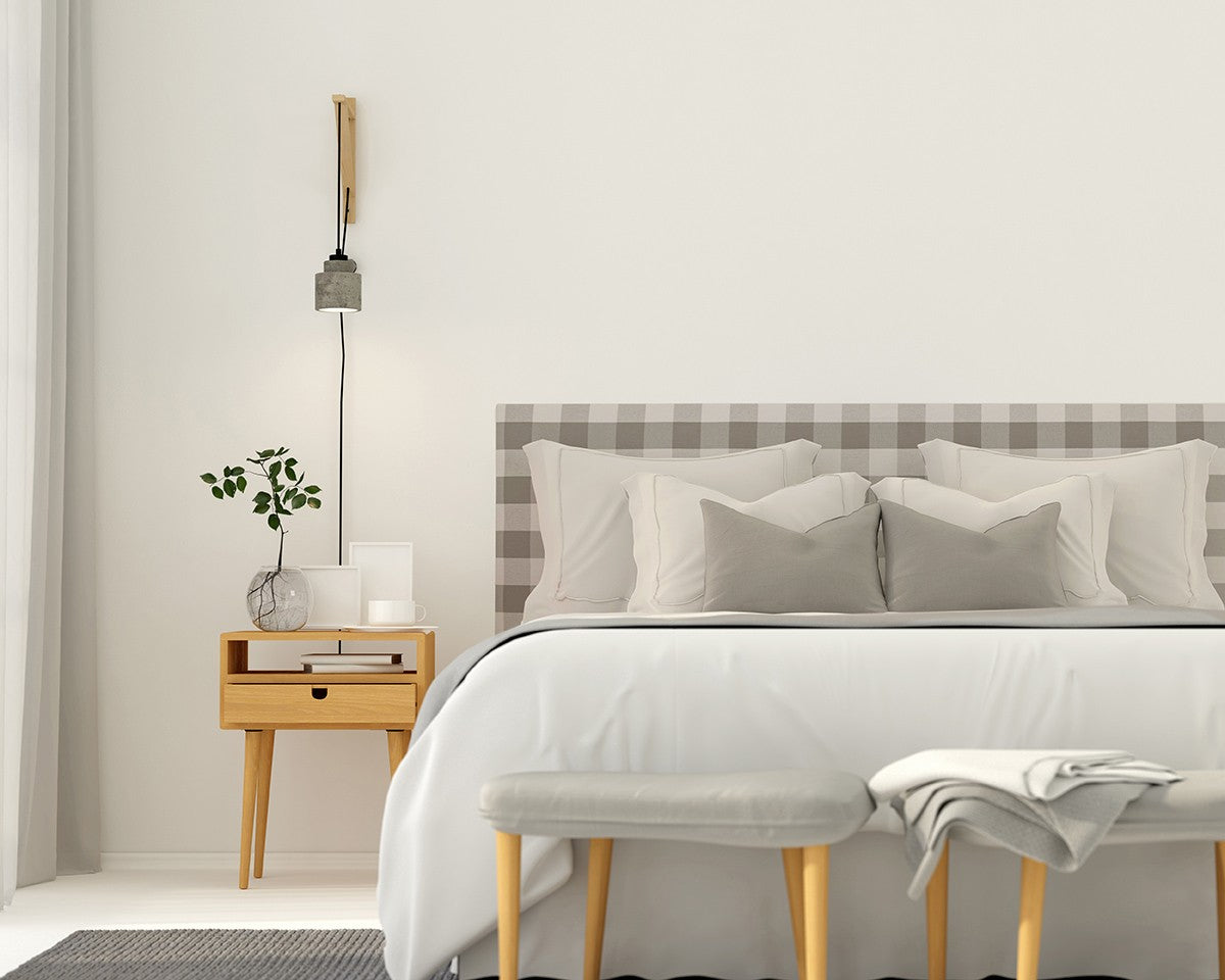 Cabecero Billie 150 Vichy Beige