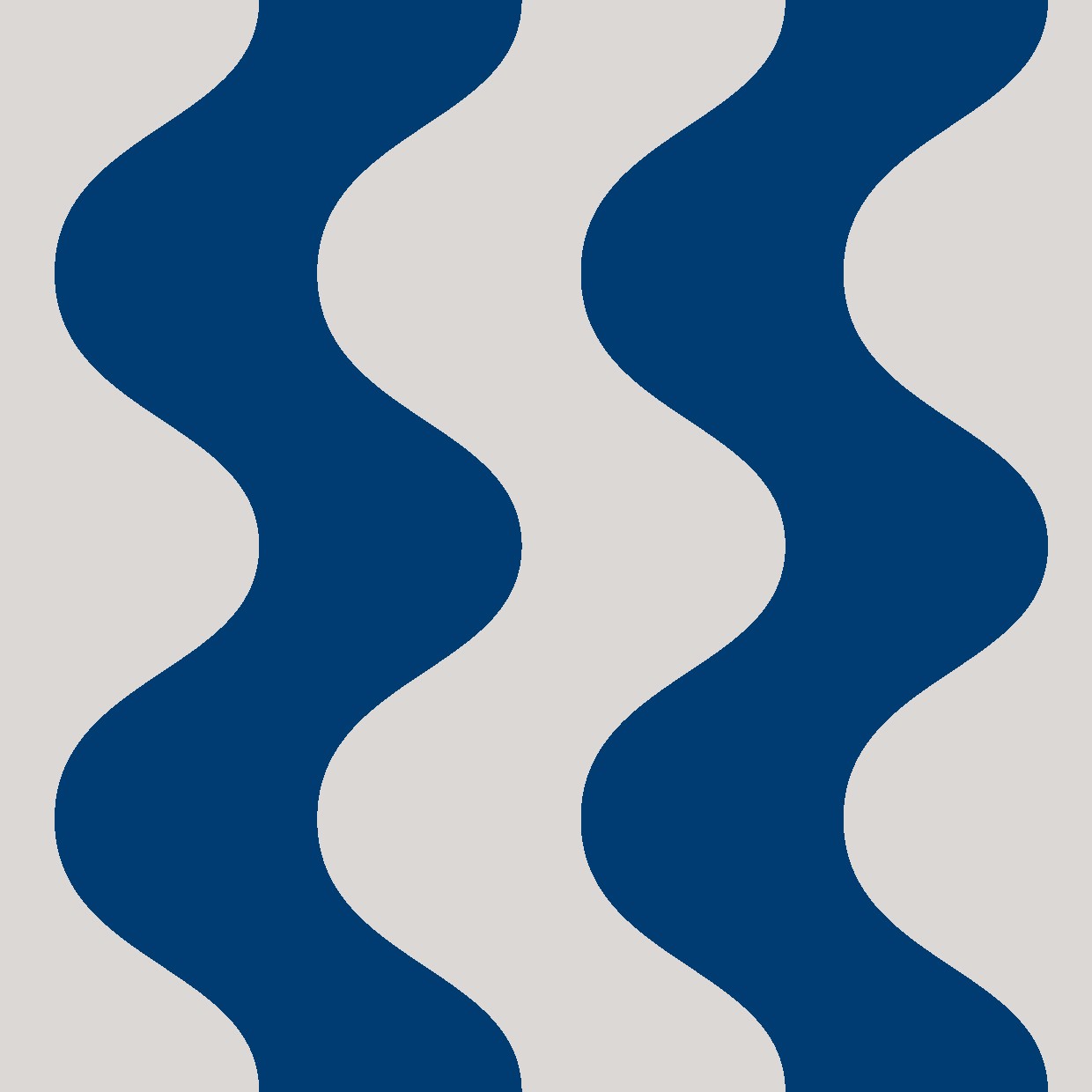 Tela Outdoor Wavy Blanco Azul