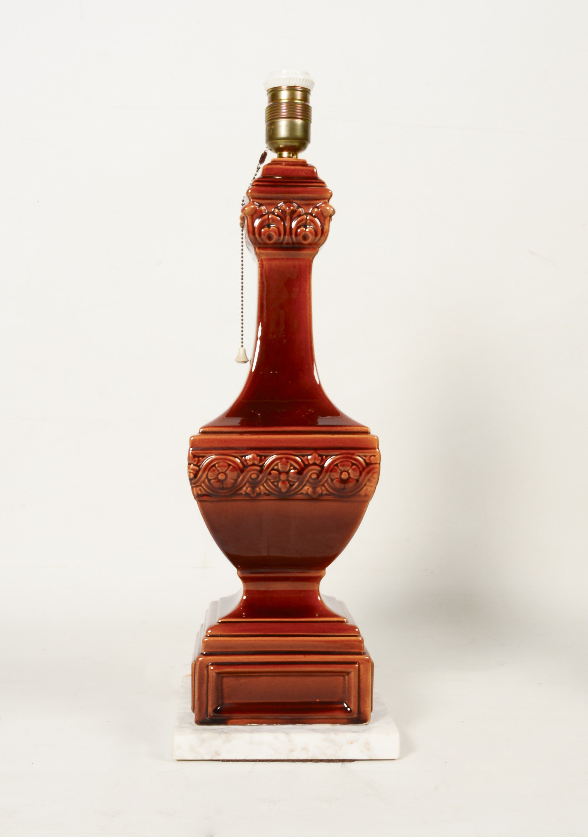 Pie de Lámpara Ceramica de Manises Pedestal