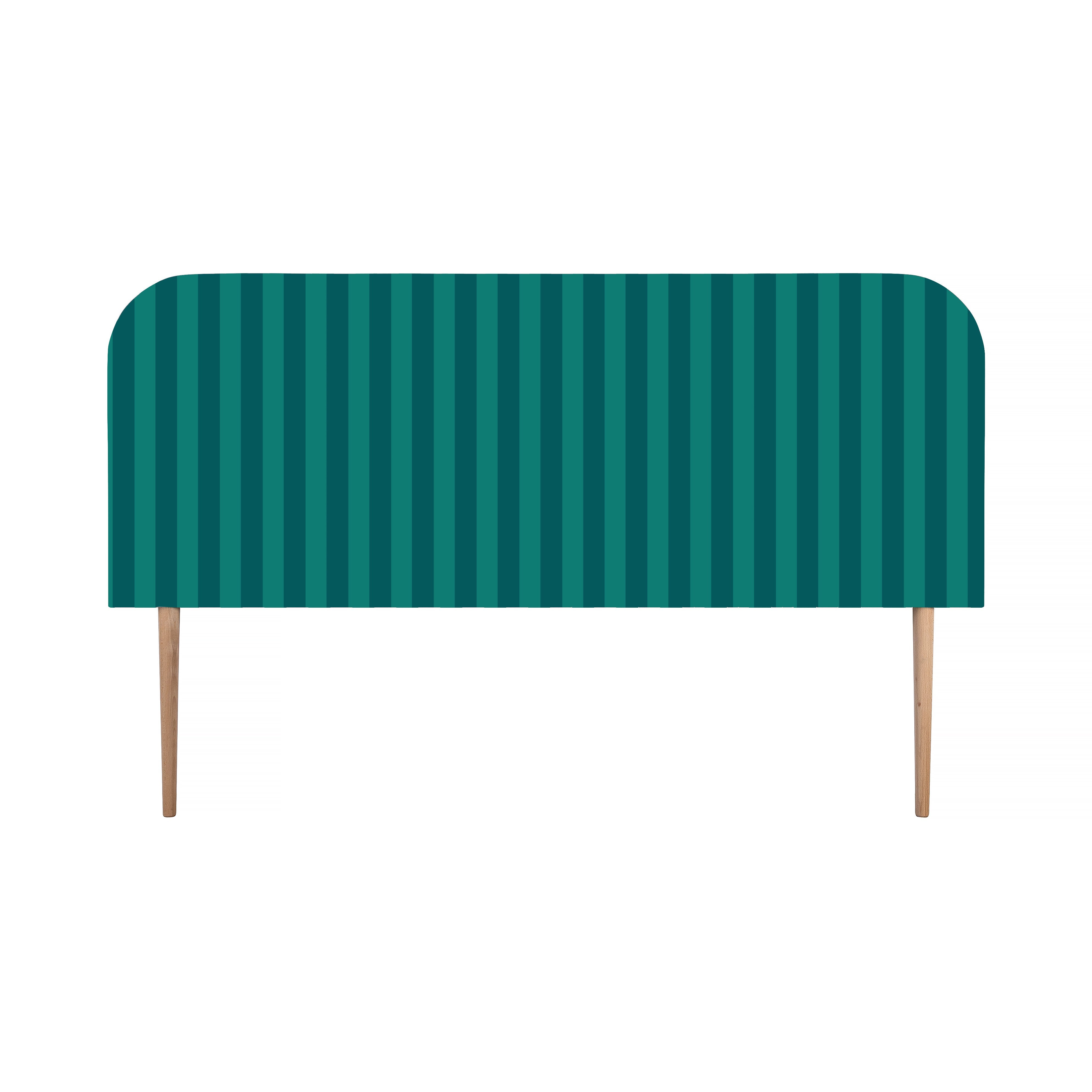 Cabecero Eddie Tapizado Terciopelo Cama 150cm  Deep-Ocean