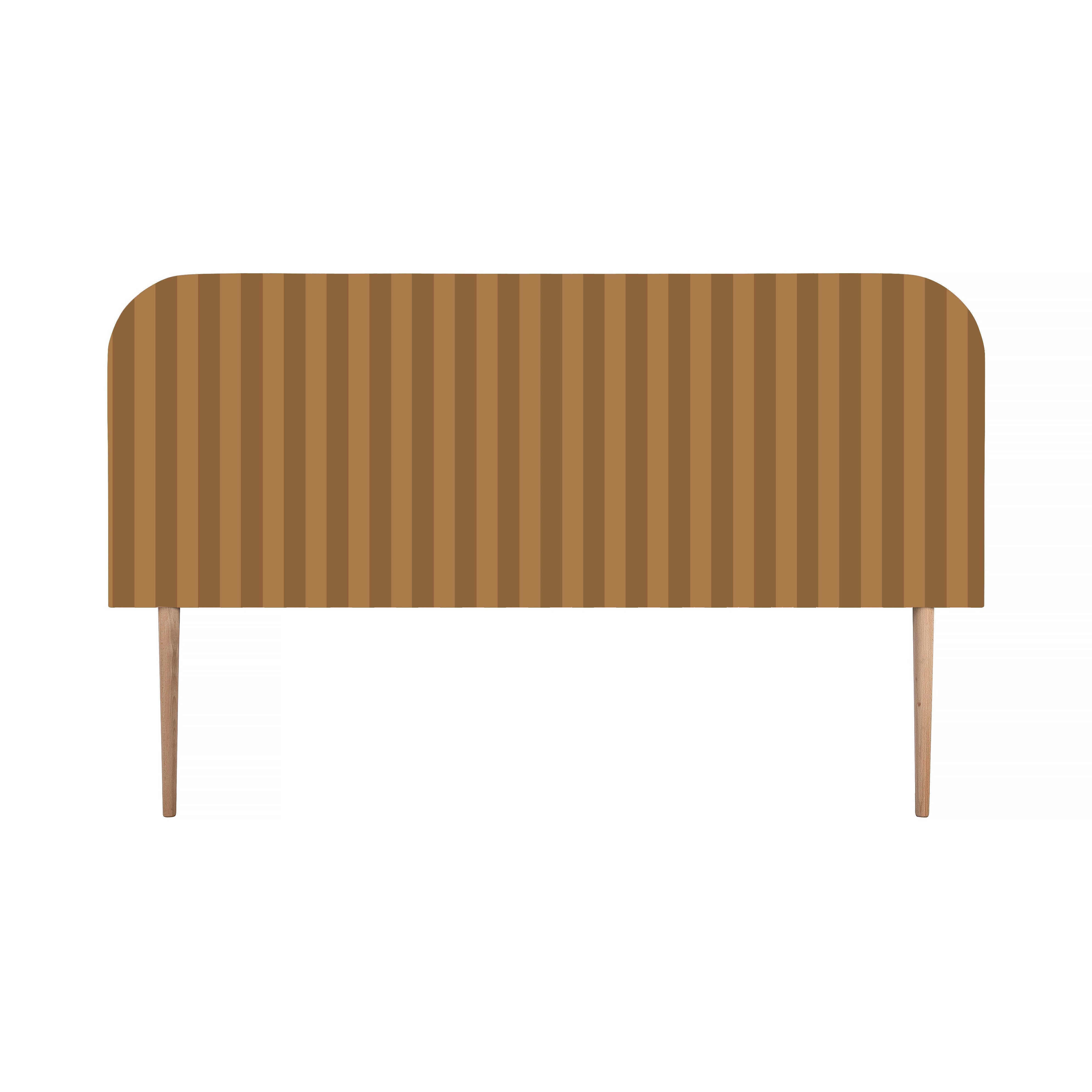 Cabecero Eddie Tapizado Terciopelo Cama 150cm  Gold-Toffee