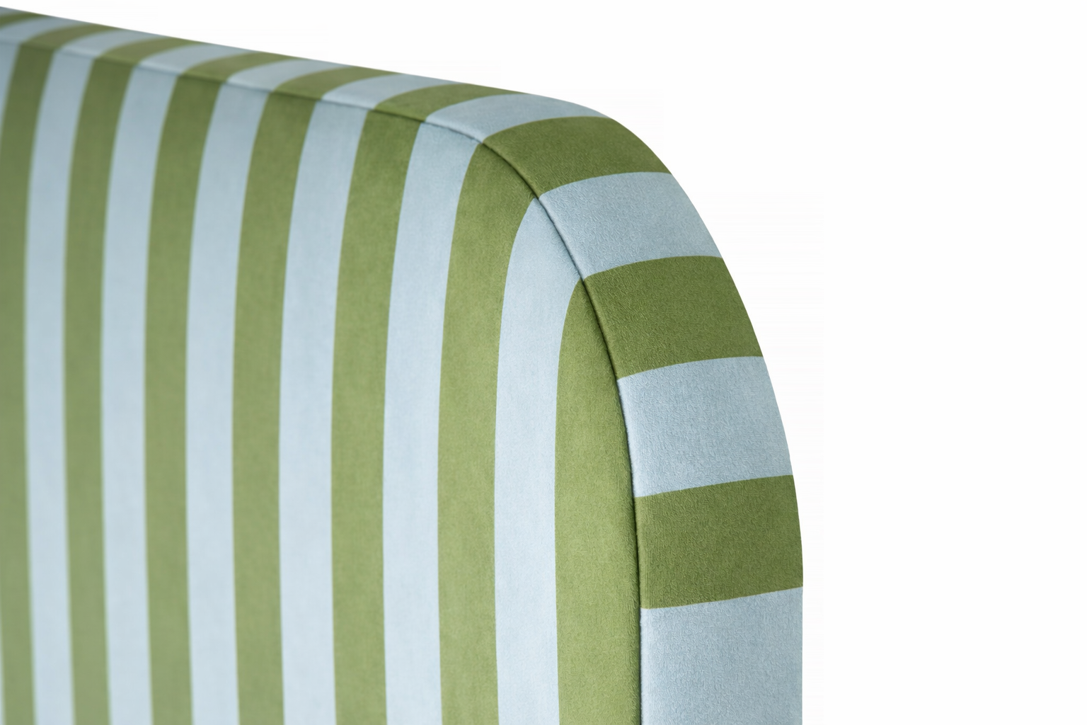 Cabecero Eddie Tapizado Terciopelo Cama 150cm  Green-Water