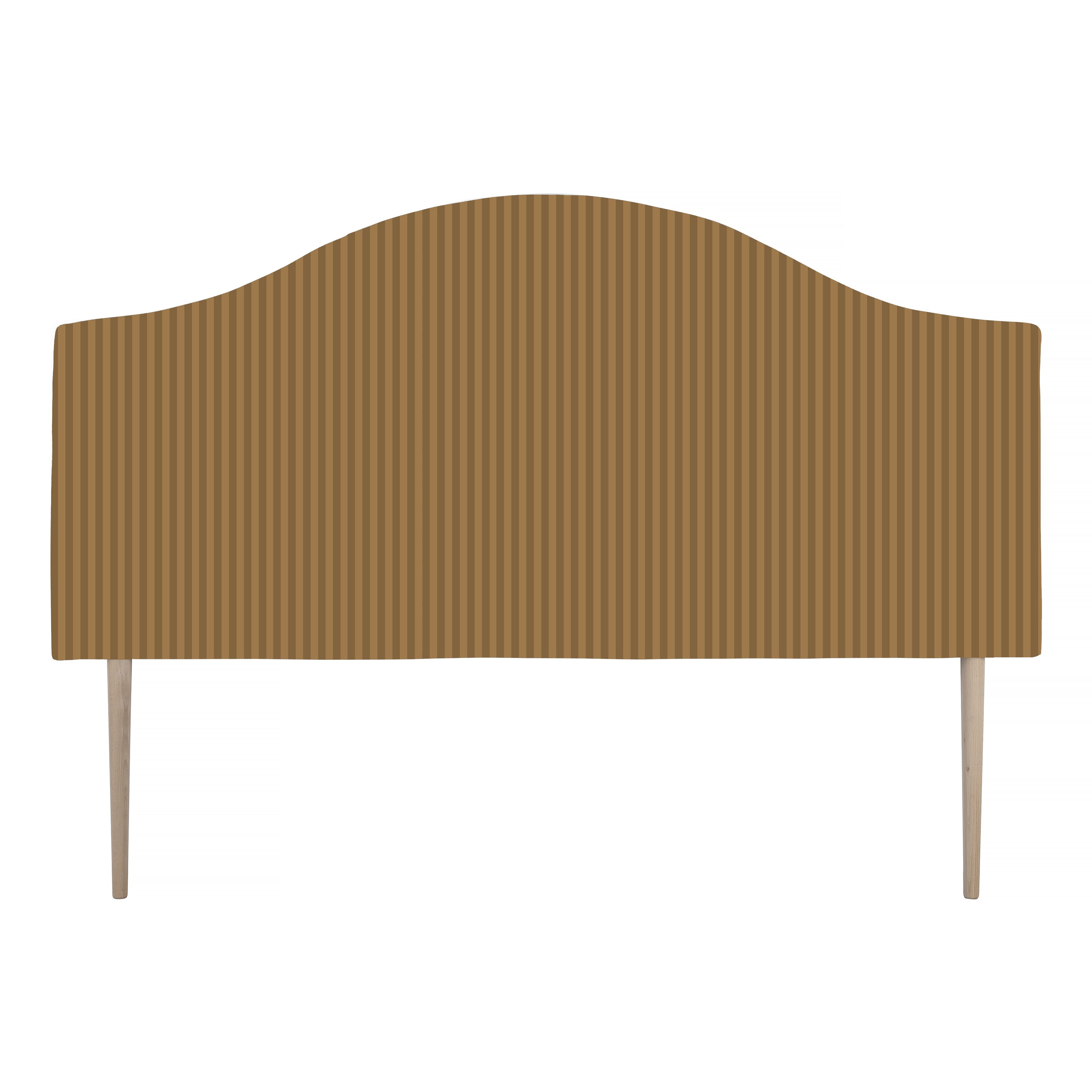 Cabecero Suzanne Tapizado Terciopelo Cama 150cm  Gold-Toffee