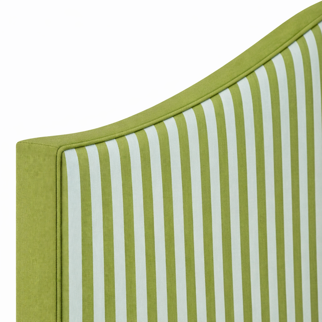 Cabecero Suzanne Tapizado Terciopelo Cama 150cm  Green-Water