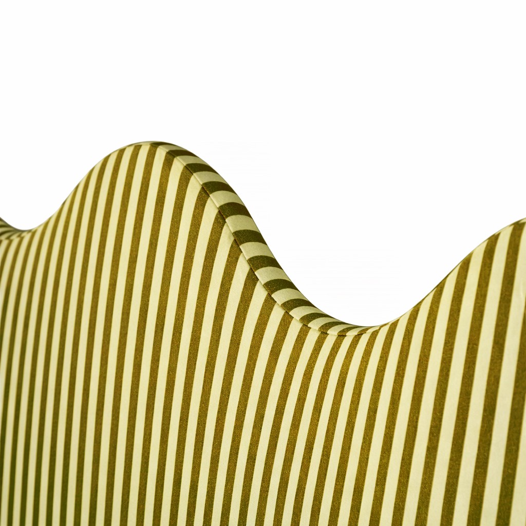 Cabecero  Wavy Tapizado Terciopelo Cama 150cm Butter Toast
