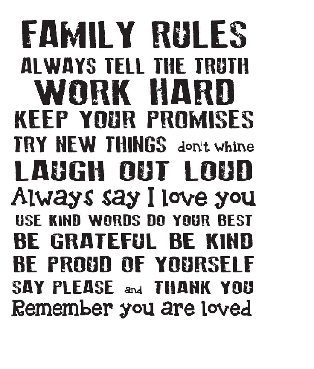 Family Rules